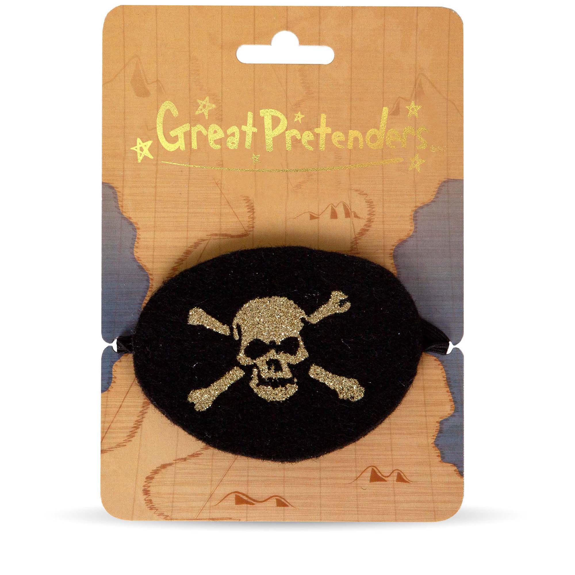 Halloween Pirate Eye Patch 3.5in