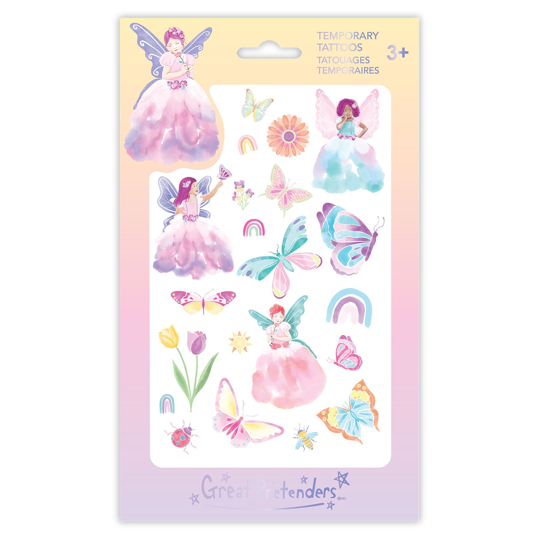 Butterfly Fairy 18pcs Temporary Tattoos