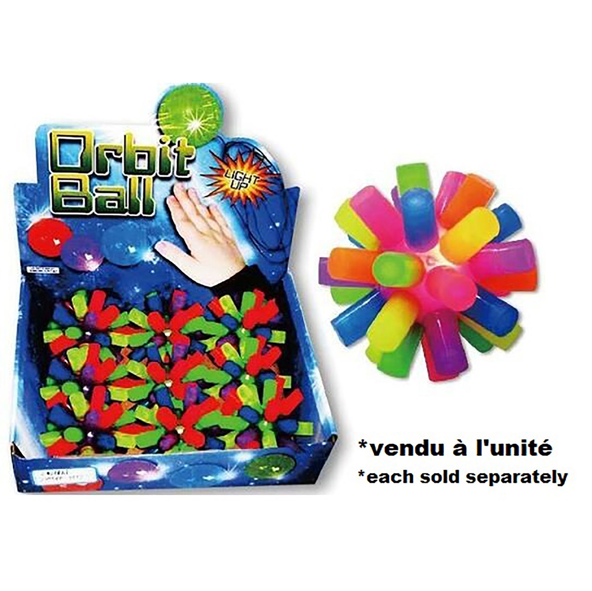 Light-up Bouncing Orbit Ball 3in 6+