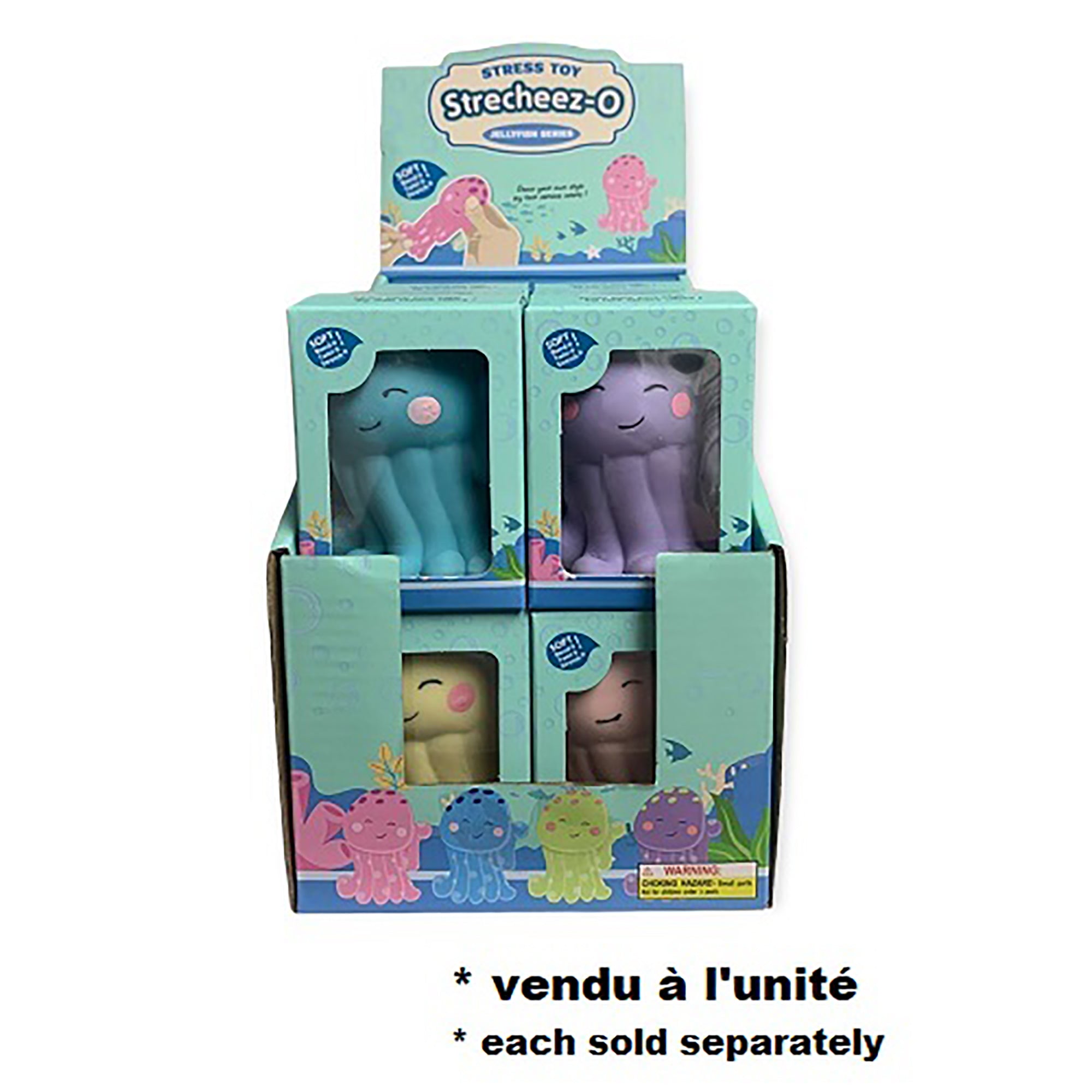 Strecheez-O Jellyfish Stress Toy 2.75x1.75in 3+
