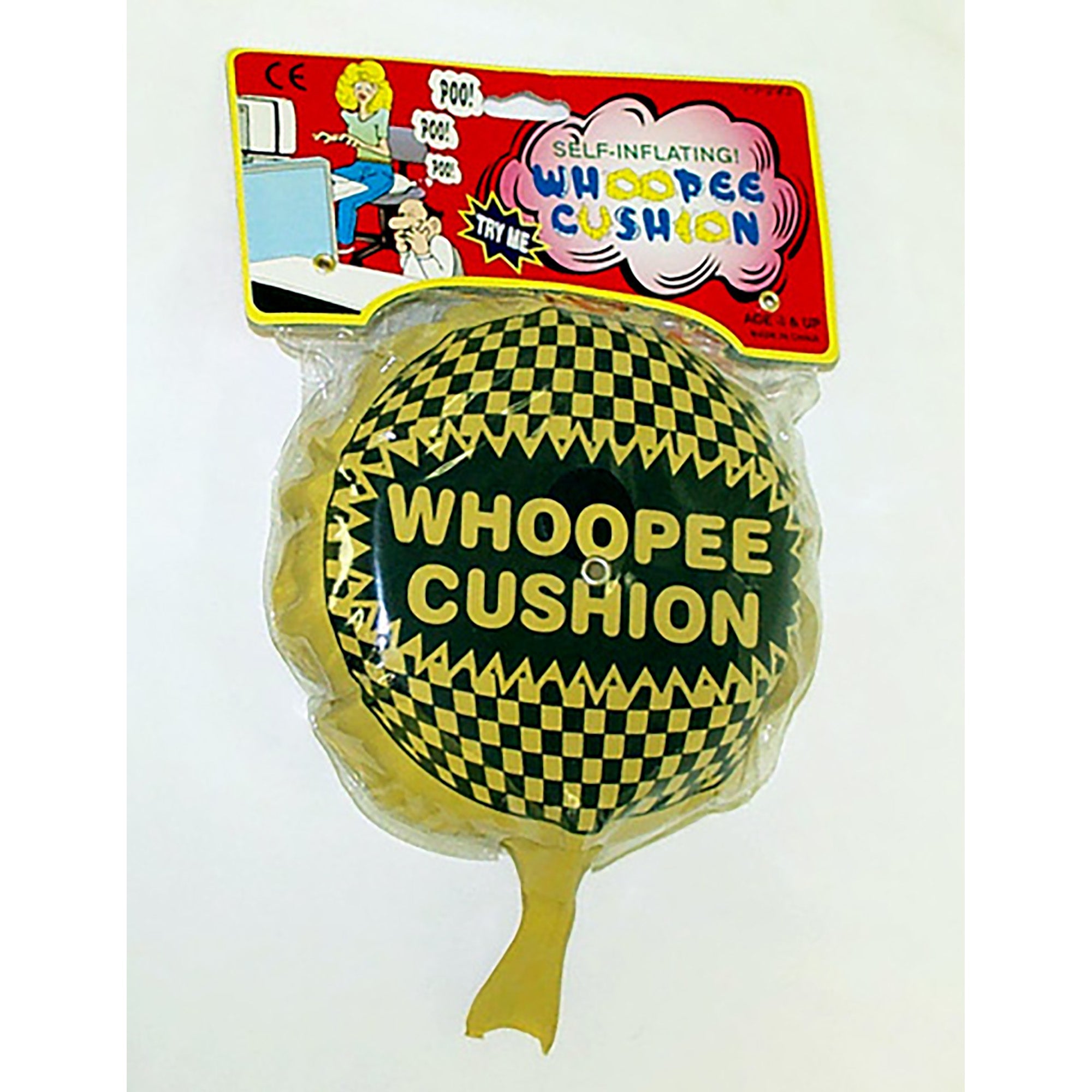 Self-inflating Whoopee Cushion 6.5in 3+