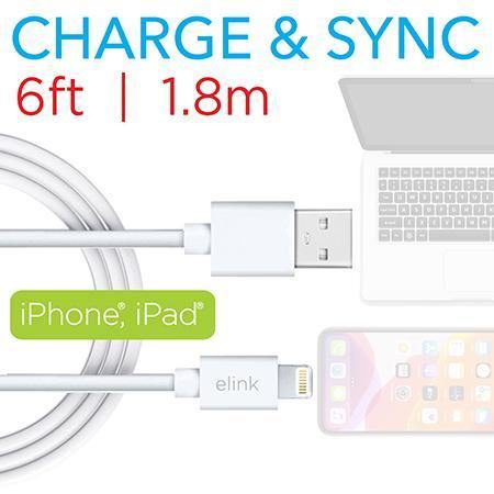 Usb Cable Lightning 6Ft - Dollar Max Depot