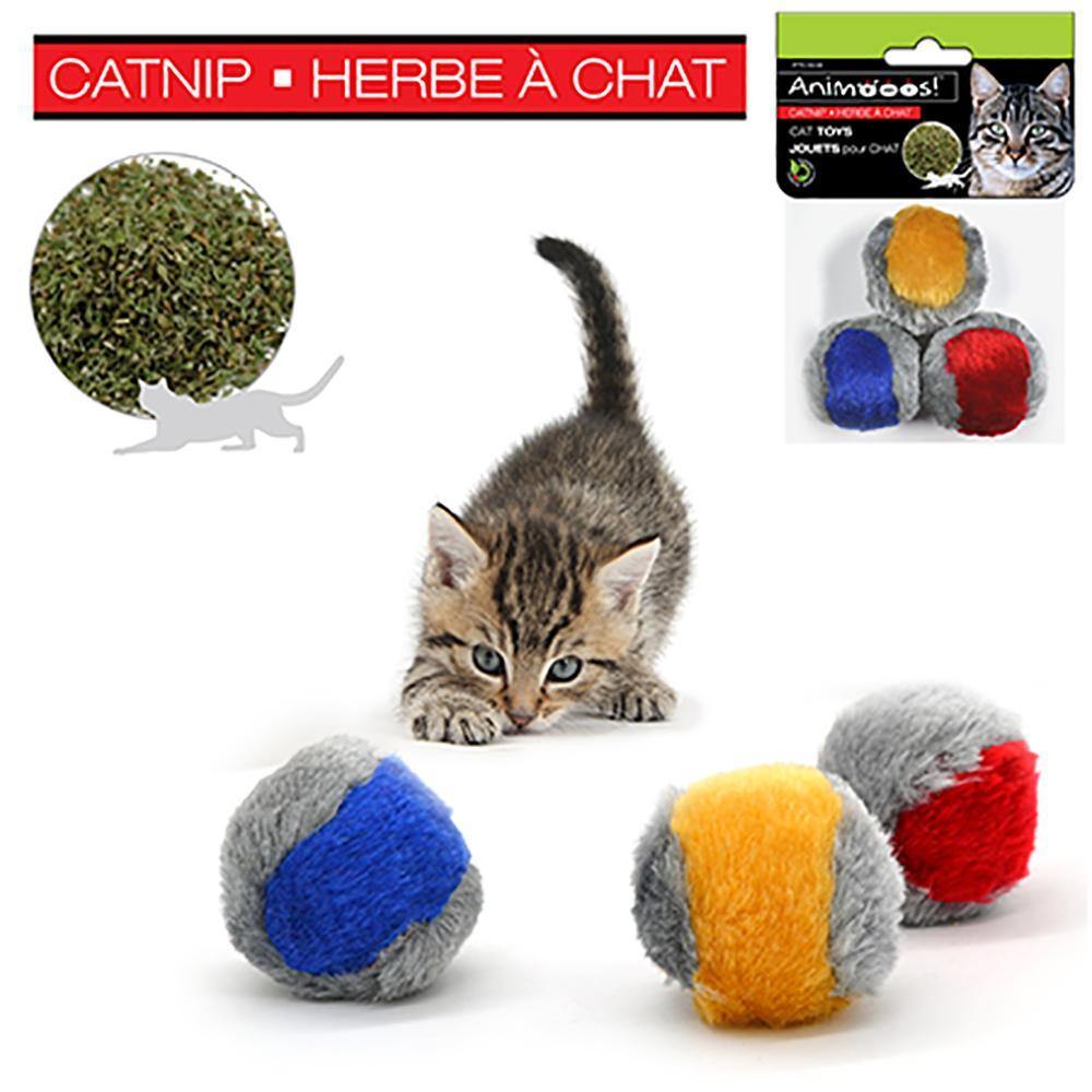 Plush Ball With Catnip - Dollar Max Depot
