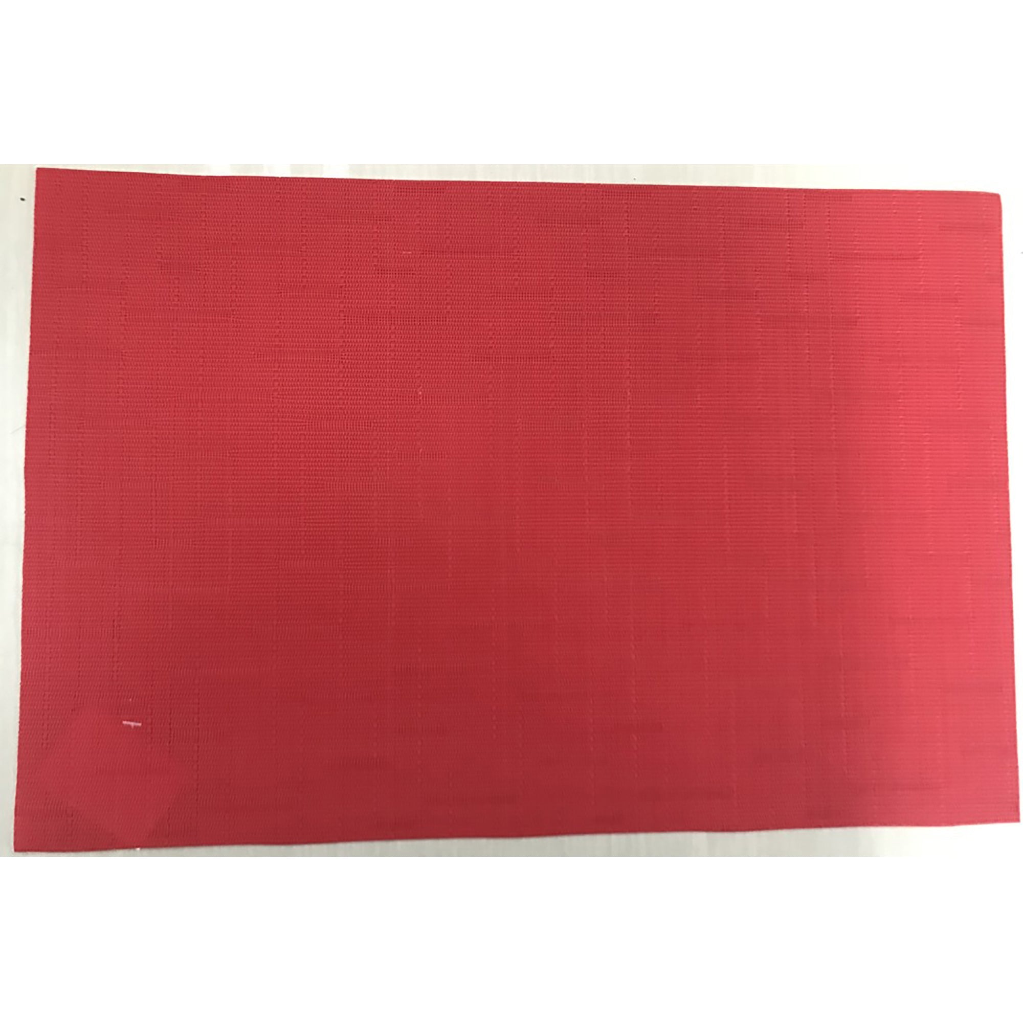 Red Textaline Placemat 17.5x12in