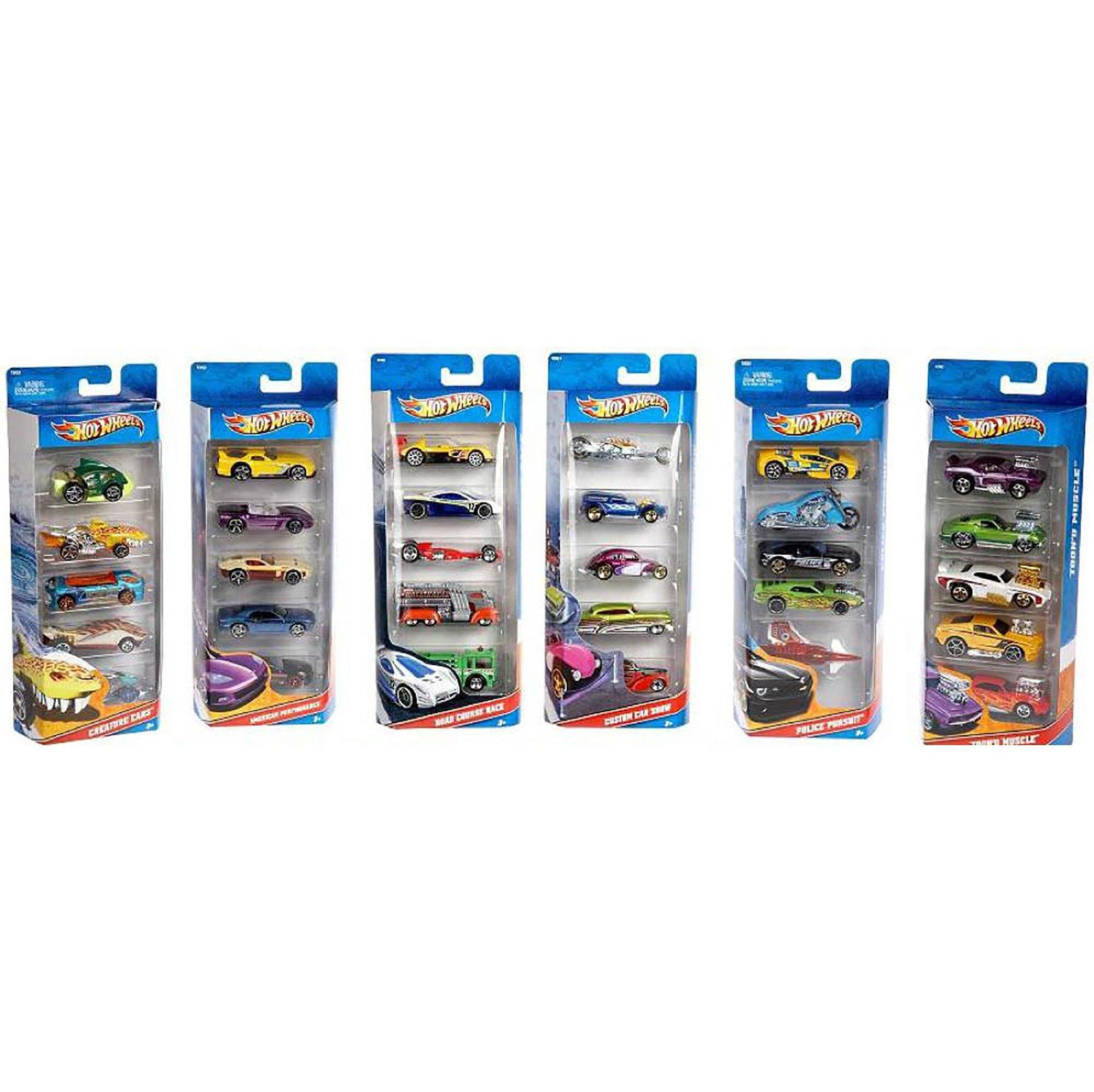 Hot Wheels - 5 Cars Gift Pack - Dollar Max Depot