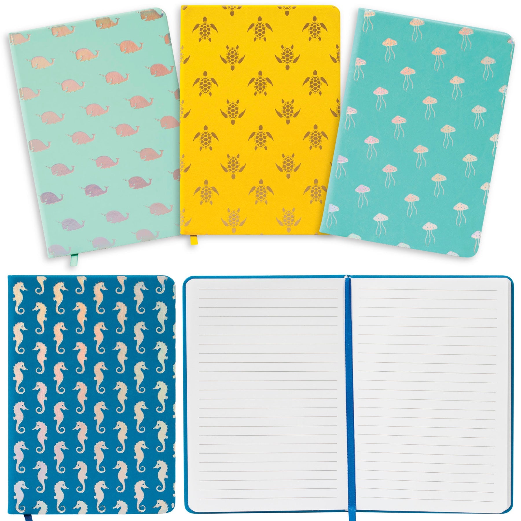 Merangue Embossed Cover Notebook Lined 192 Pages 6x8in