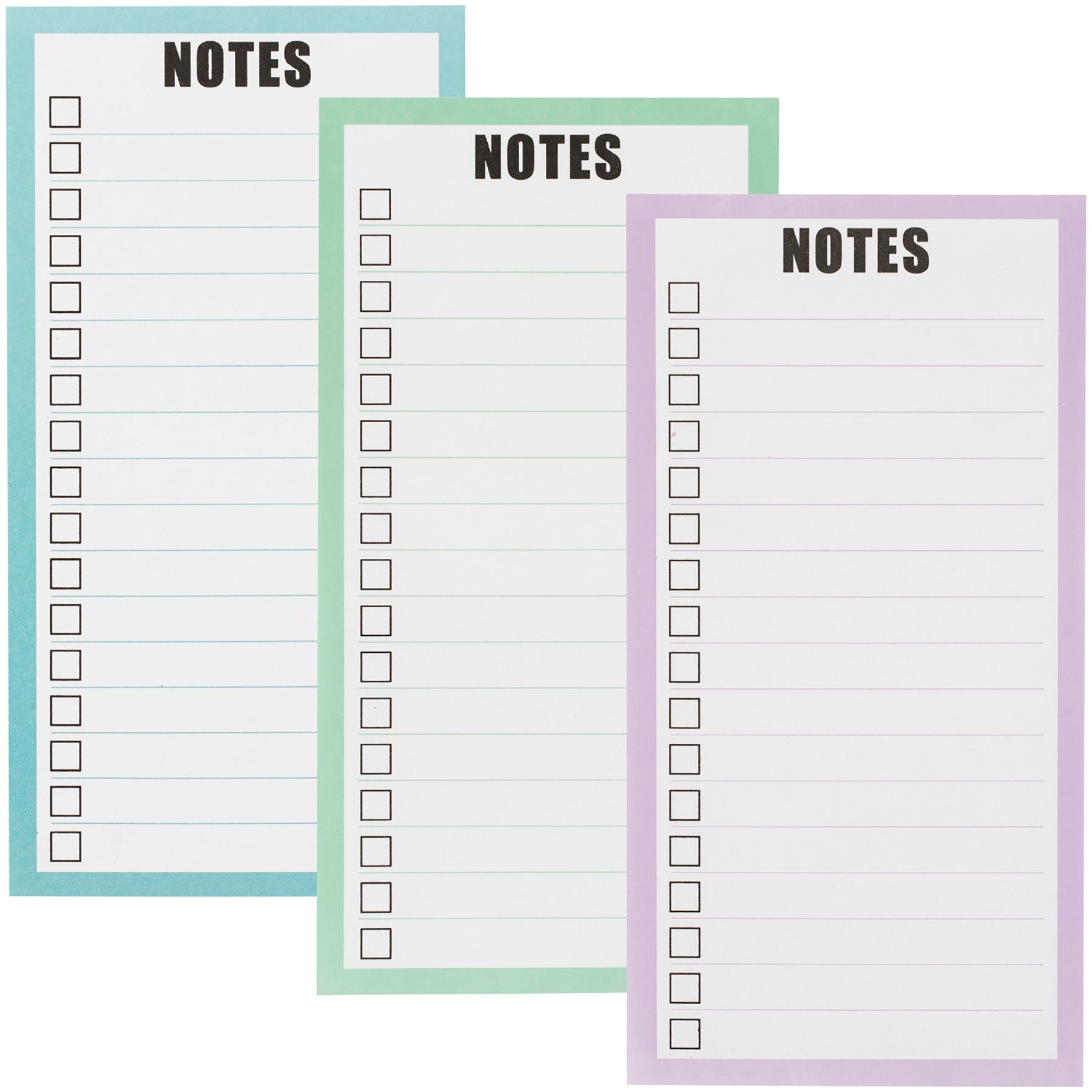 Merangue Magnetic Bulleted Notes Notepad 50 Single-sided Ruled Pages 4x7.5in