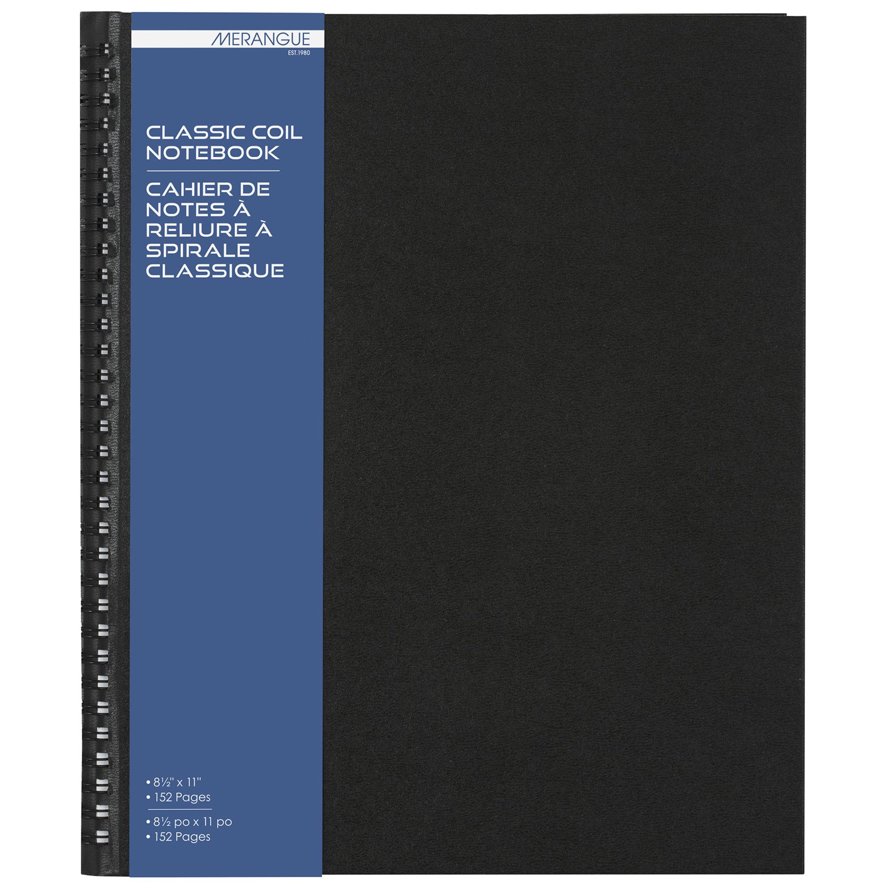 Merangue Classic Coil Notebook 152 Pages 8.5x11in