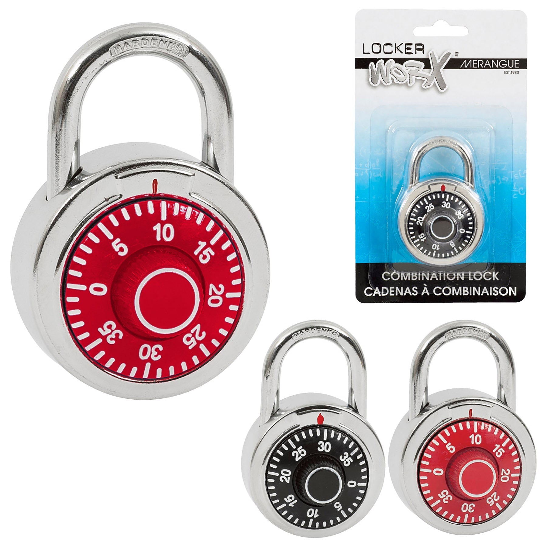 Merangue Combination Lock 1.6in