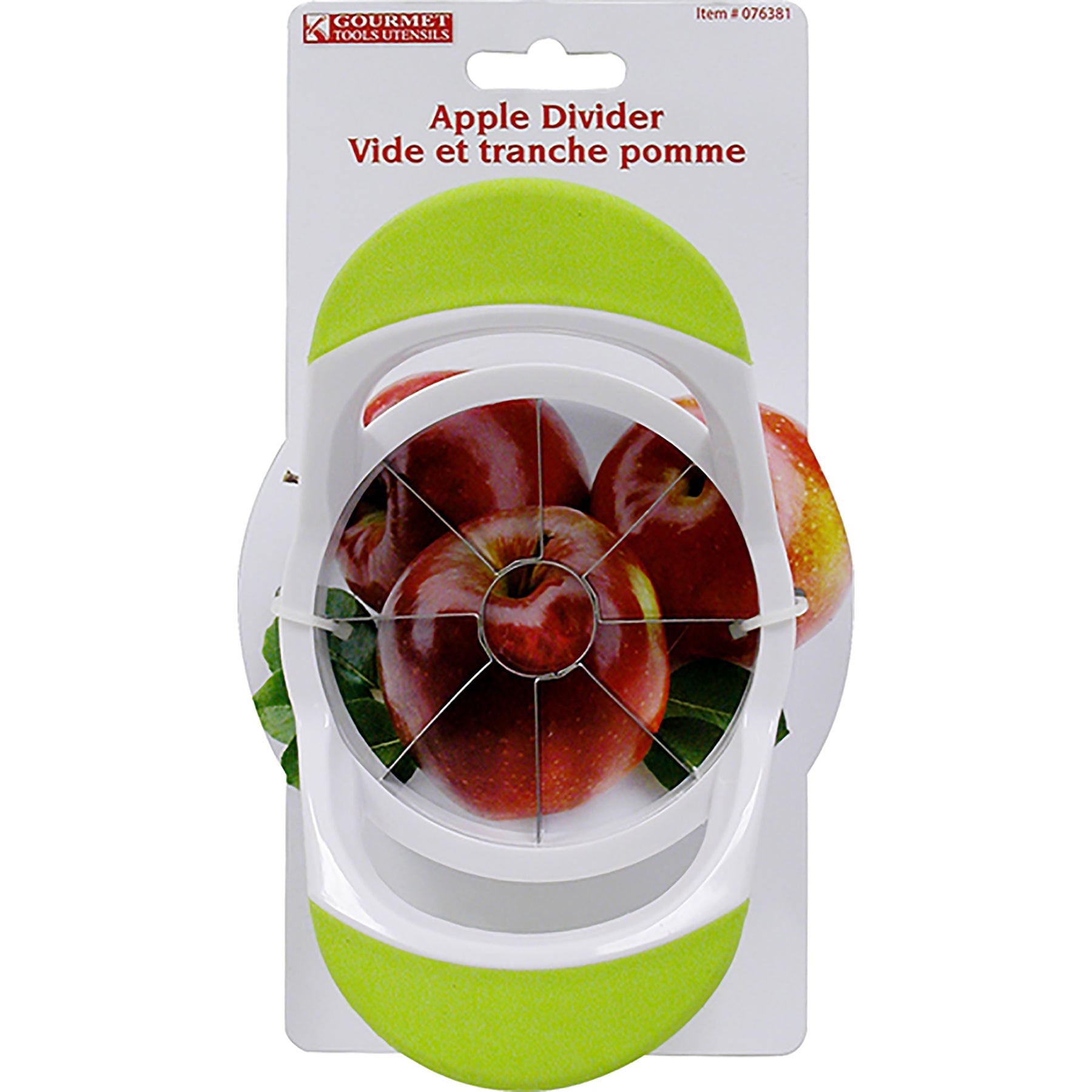 Gourmet Apple Divider Soft Grip 7x4.2in