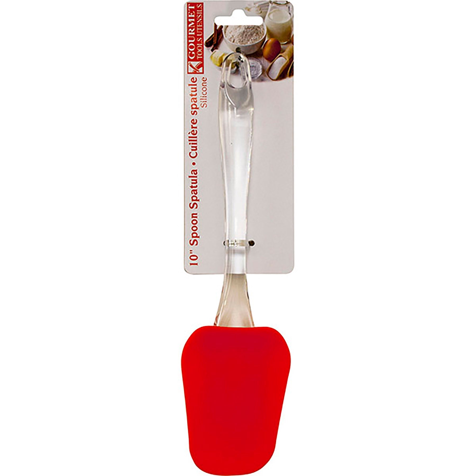 Gourmet Silicone Spoon Spatula 10in