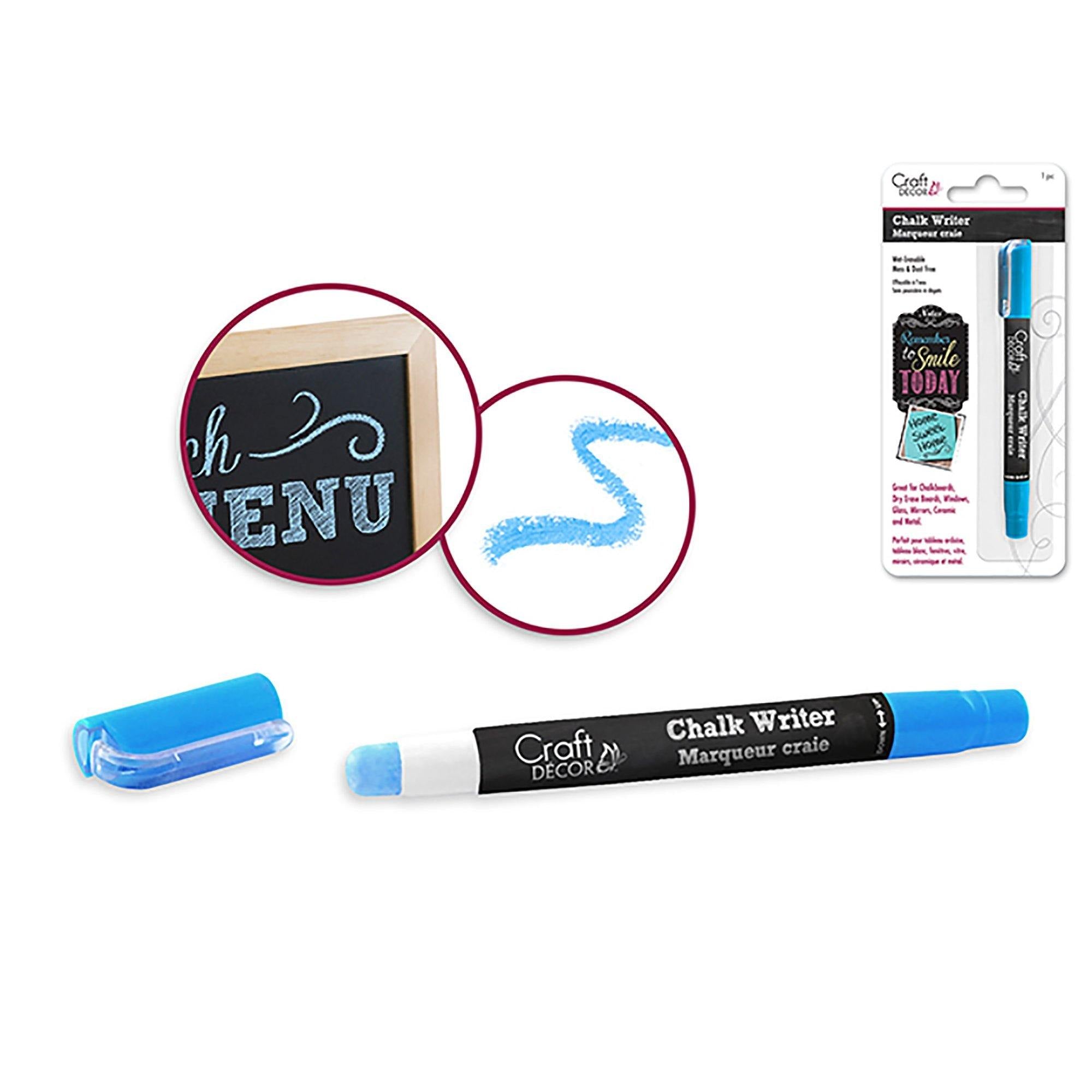 Neon Blue Craft Decor: Chalk Writer Blister-Carded - Dollar Max Dépôt