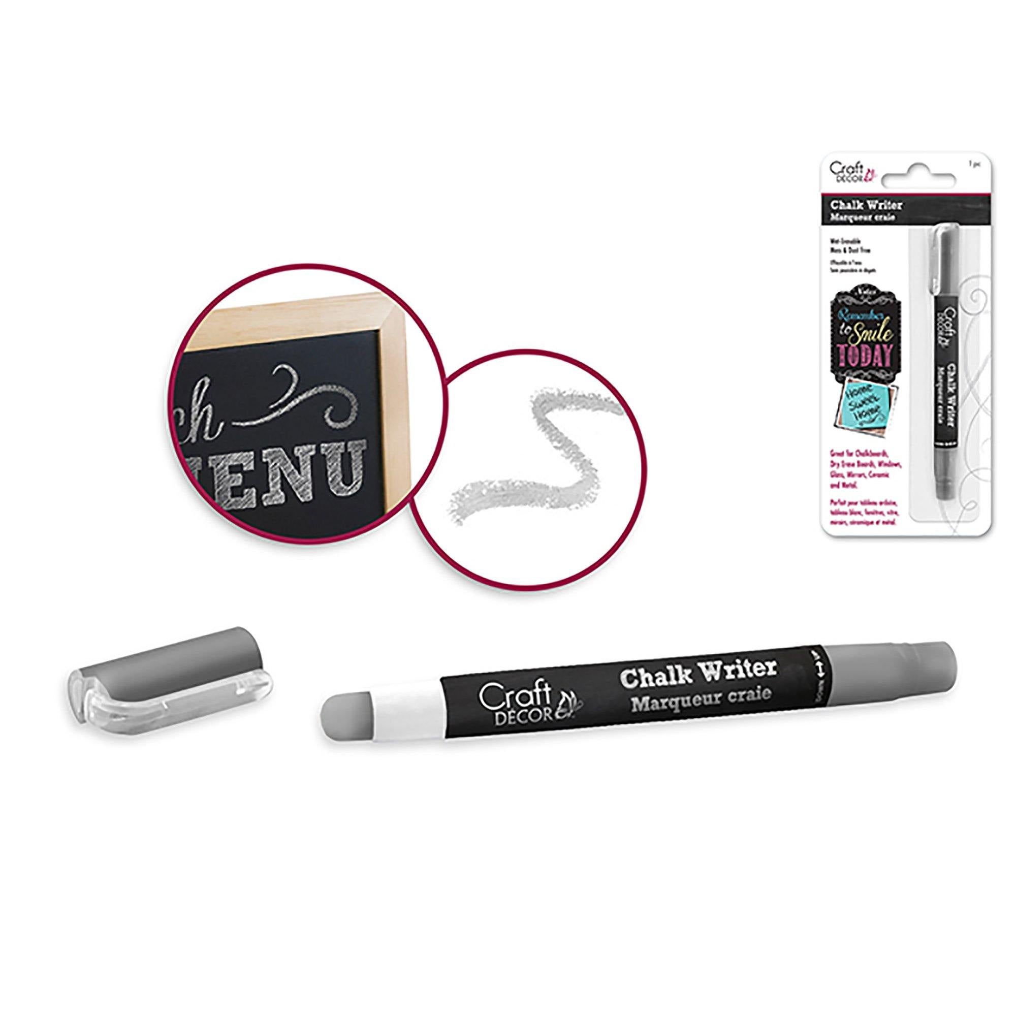 Silver Craft Decor: Chalk Writer Blister-Carded - Dollar Max Dépôt