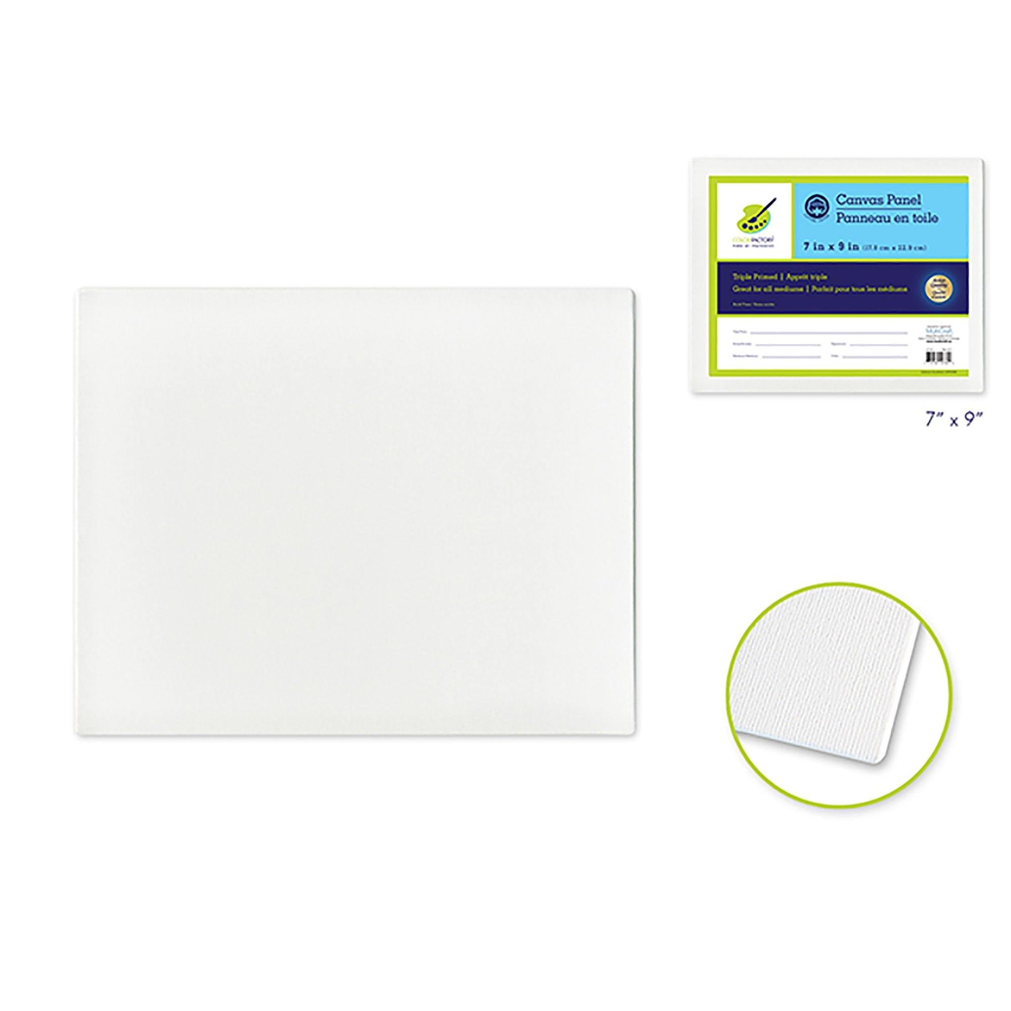 Canvas Panels Primed: 7"X9" Artist Quality Painting Canvas - Dollar Max Dépôt