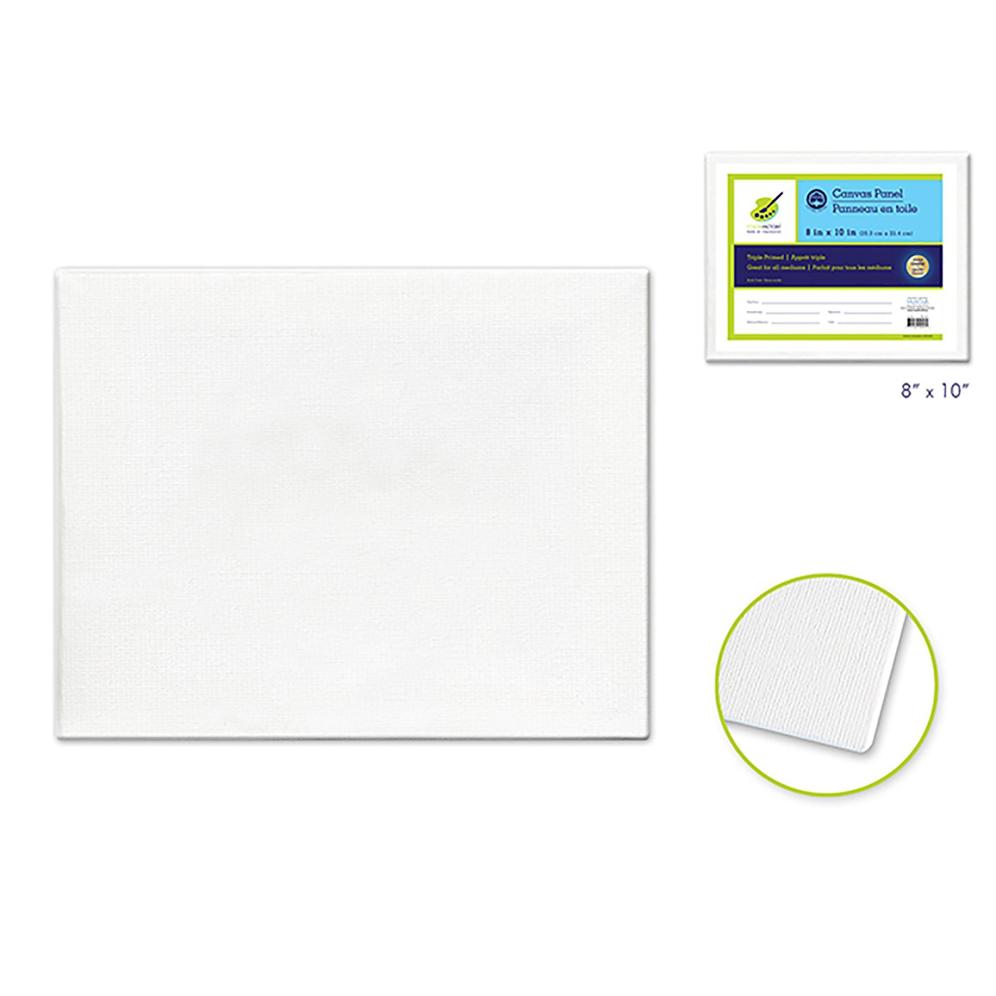 Canvas Panels Primed: 8"X10" Artist Quality Painting Canvas - Dollar Max Dépôt
