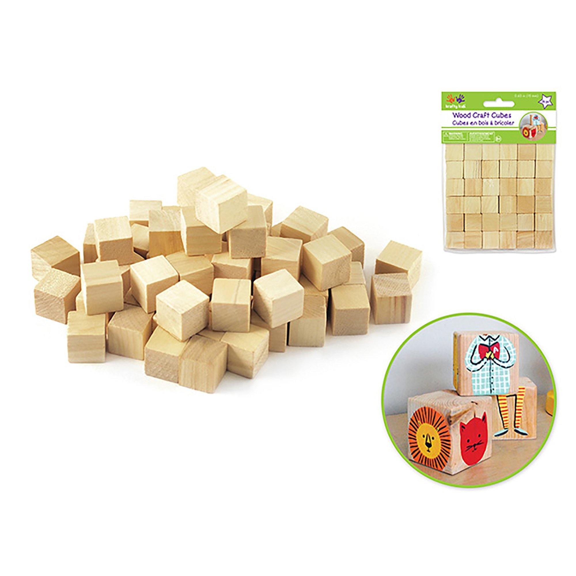 Craftwood: 5/8" (15M Cubes 36/Pk Natural - Dollar Max Dépôt