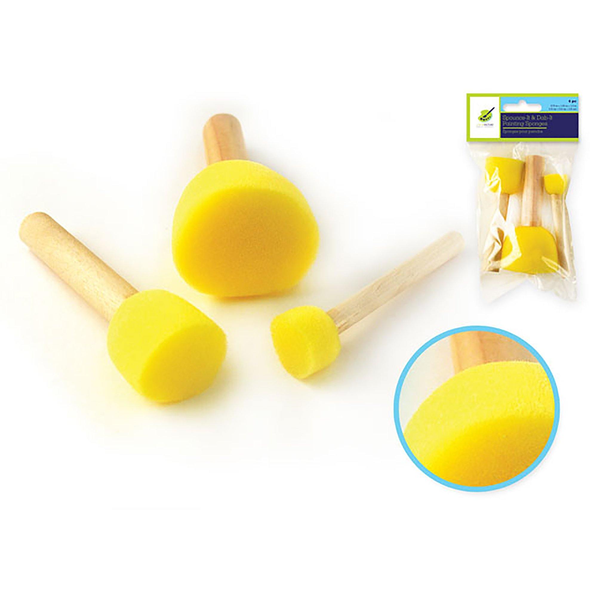Color Factory Tool: Spouncer/Dabber 3/4"+1.25"+1.5" X3 Asst - Dollar Max Dépôt