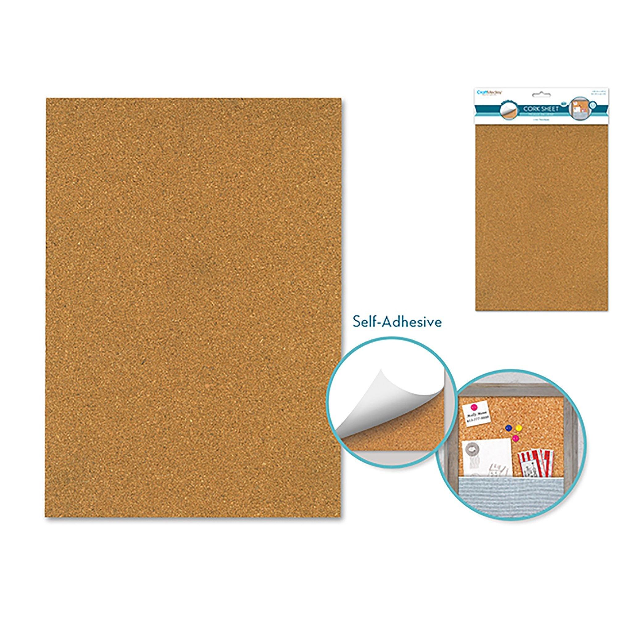 Craft Medley: 7.87"X11.81" Self-Adhesive Cork Sheet Diy 2Mm Thick - Dollar Max Dépôt