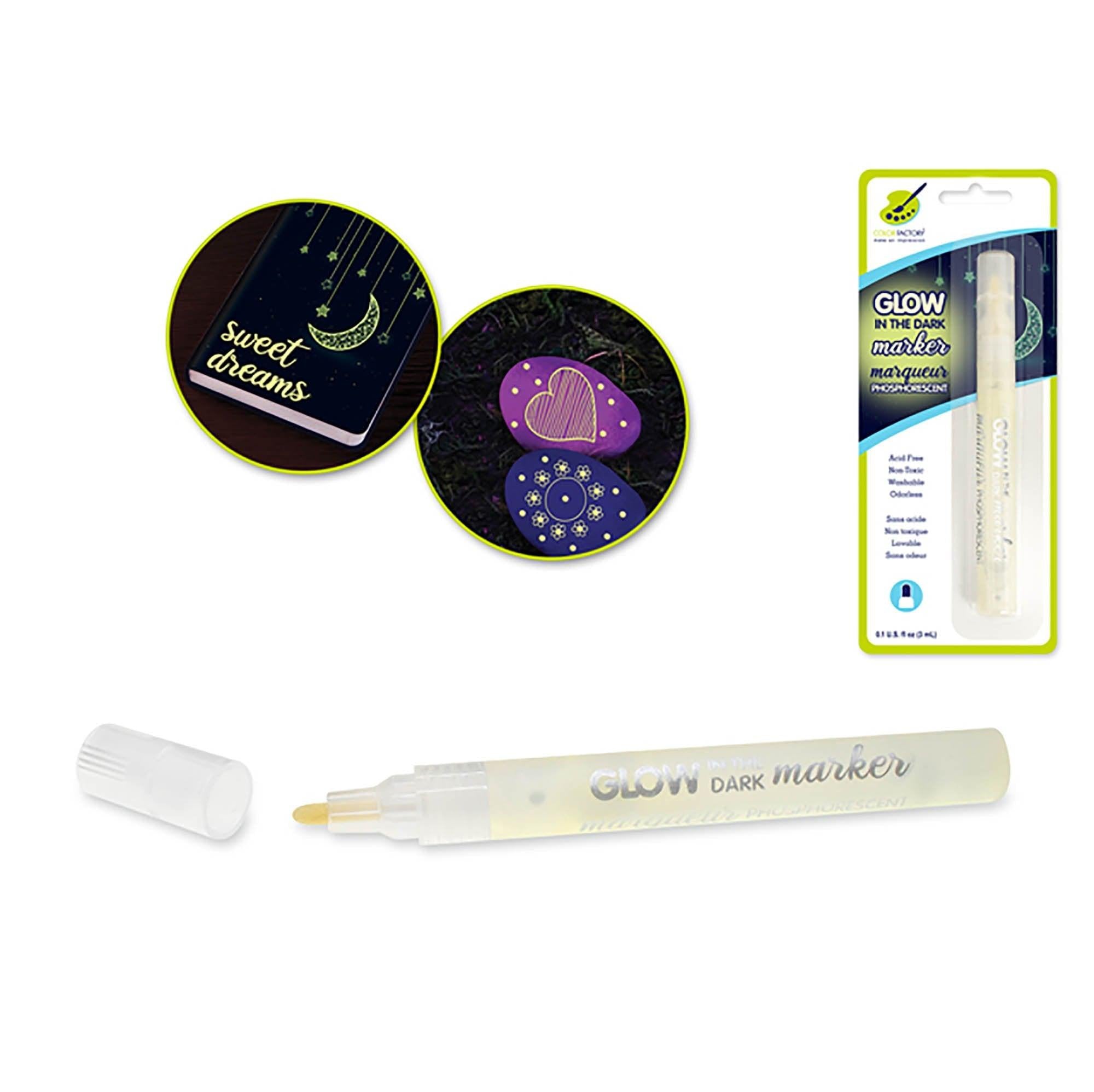 Color Factory: Glow in the Dark Marker Luminescence 3ml A) Glow in the dark - Dollar Max Depot