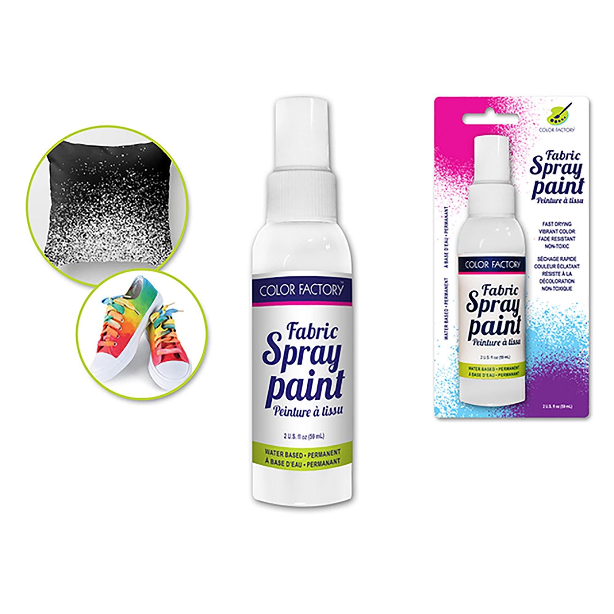 White Color Factory Fabric Paint: 60Ml (2Fl.O Spray Paint - Dollar Max Dépôt