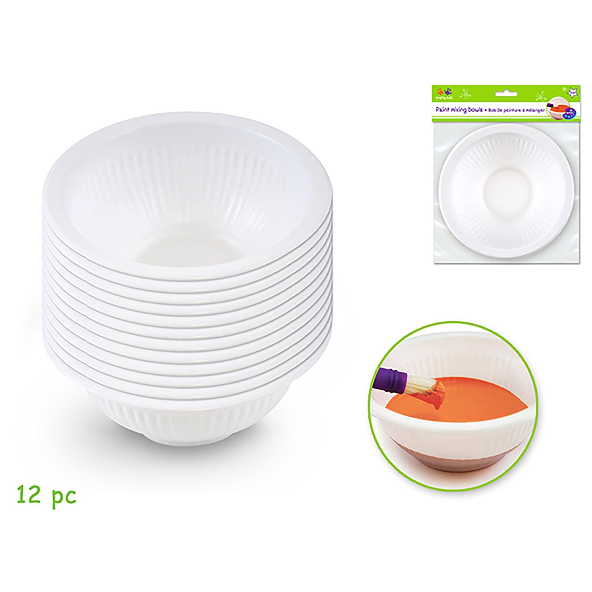 Krafty Kids: Less-Of-A-Mess Paint Bowls X10 Mixing/Rinsing - Dollar Max Dépôt