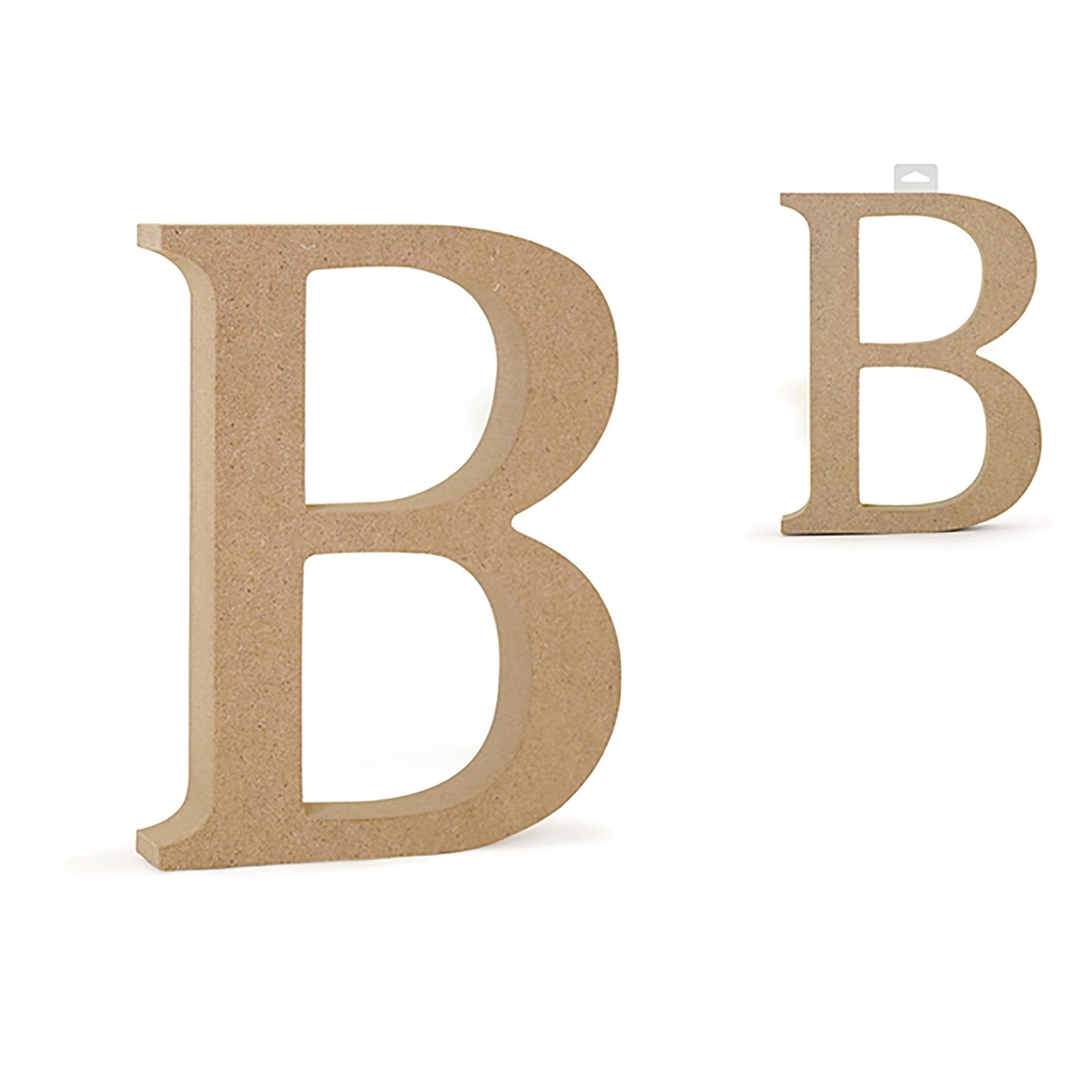 Bwood Letters: 5 1/8" Mdf Standing - Dollar Max Dépôt
