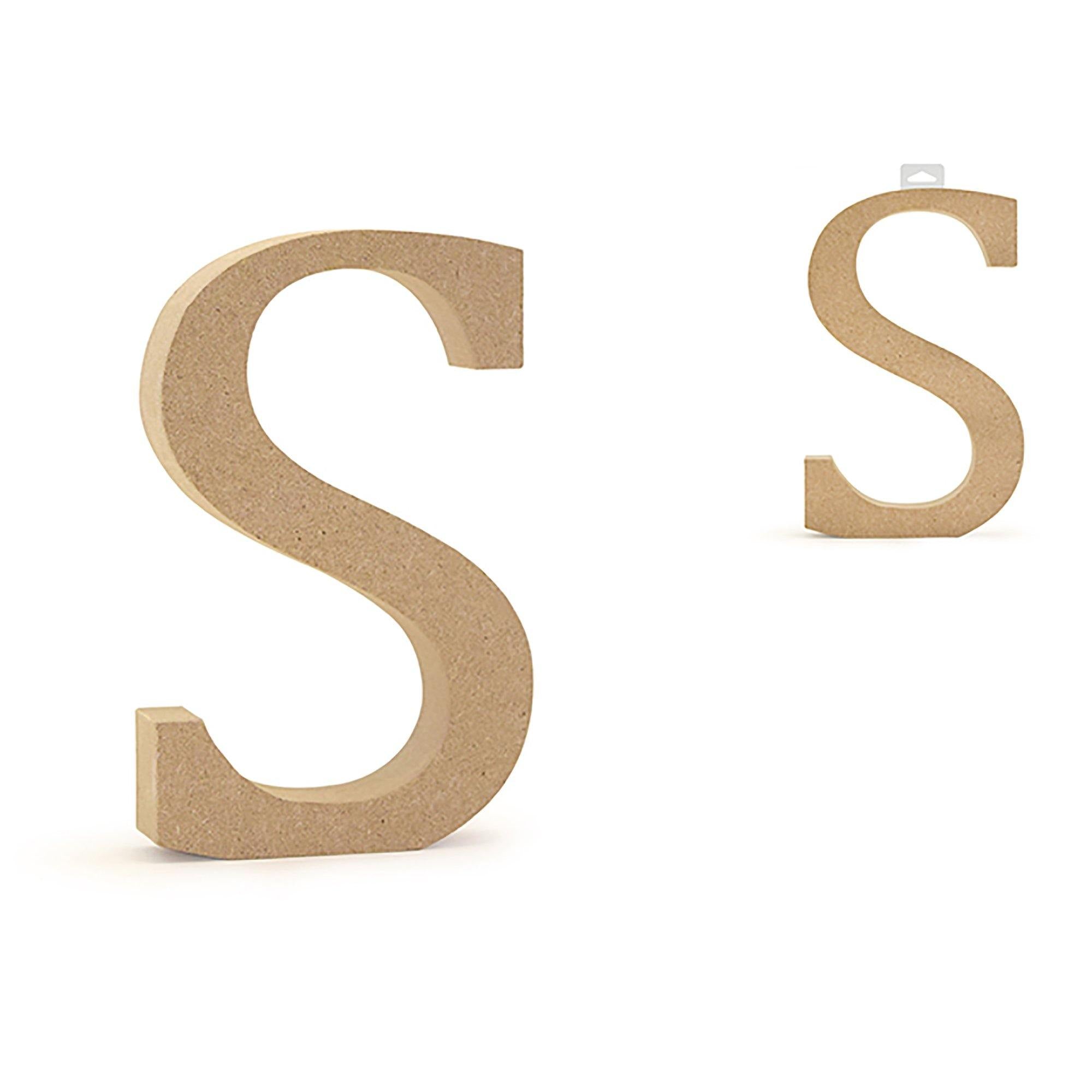 Swood Letters: 5 1/8" Mdf Standing - Dollar Max Dépôt