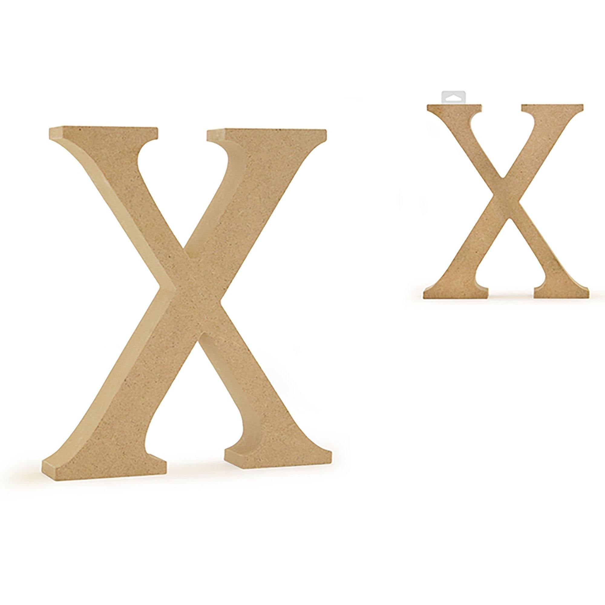 Xwood Letters: 5 1/8" Mdf Standing - Dollar Max Dépôt