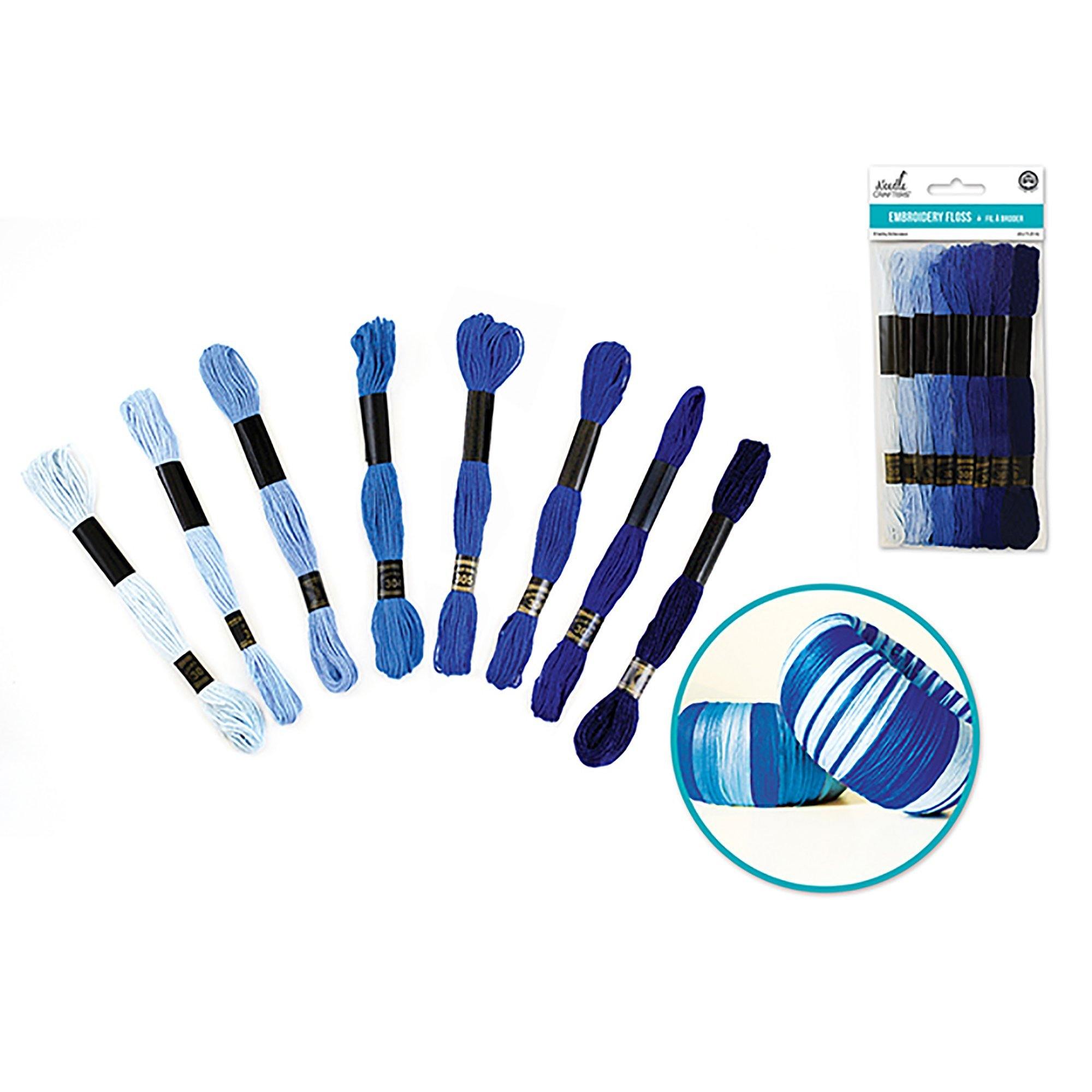 Blue Heaven Needlecrafters: 8M Cotton Embroidery Floss 8 Hanks/Pkg - Dollar Max Dépôt
