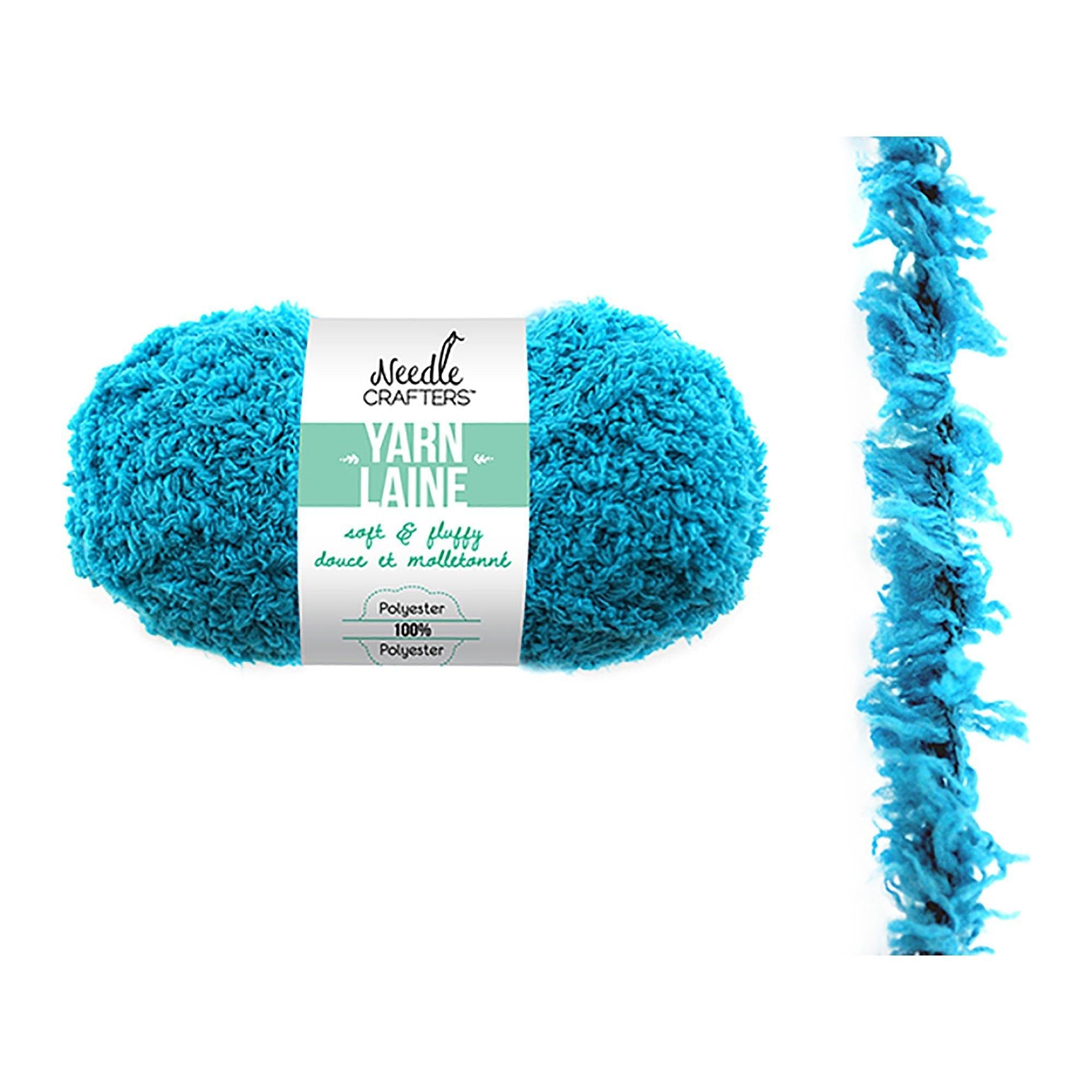 Aqua Blue Needlecrafters: 50G Soft'N'Fluffy Yarn - Dollar Max Dépôt