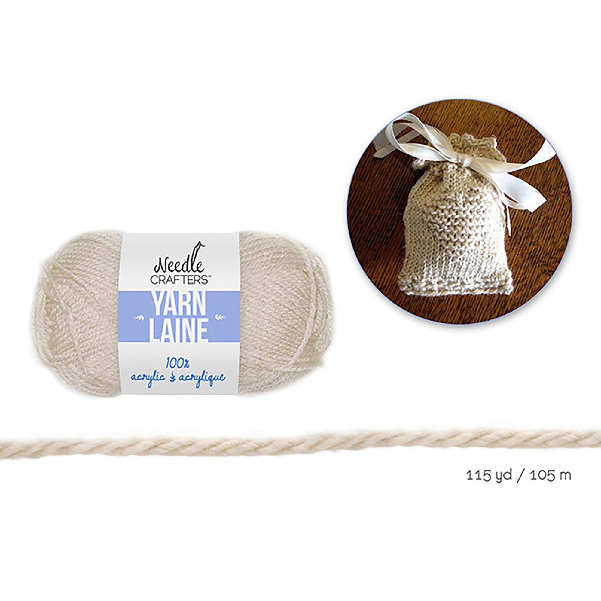Ivory Needlecrafters: 50G Acrylic Yarn Standard Ball Dyed - Dollar Max Dépôt