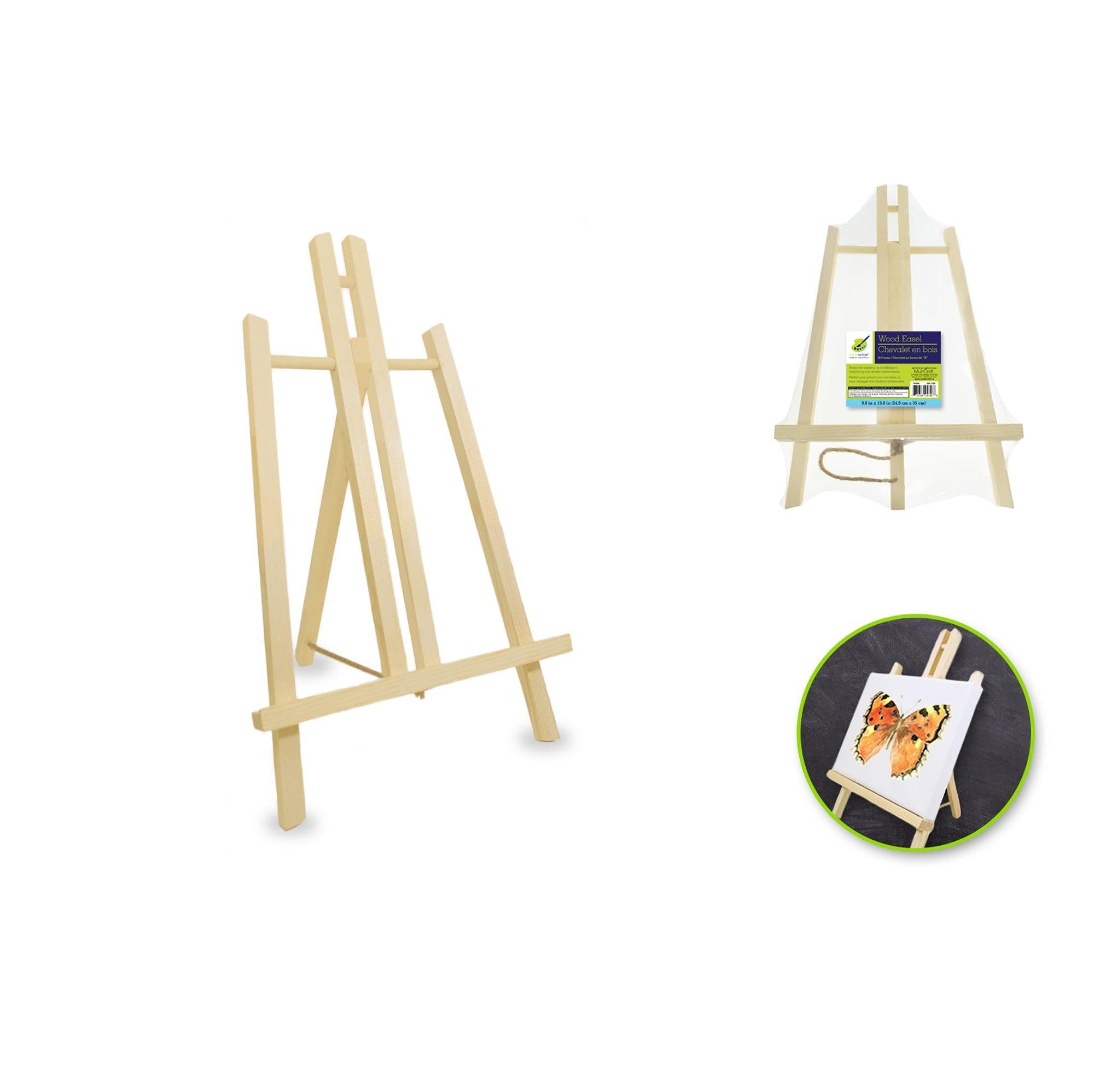 Color Factory Easel: 9.8 in x13.8 in H-Frame - Dollar Max Depot