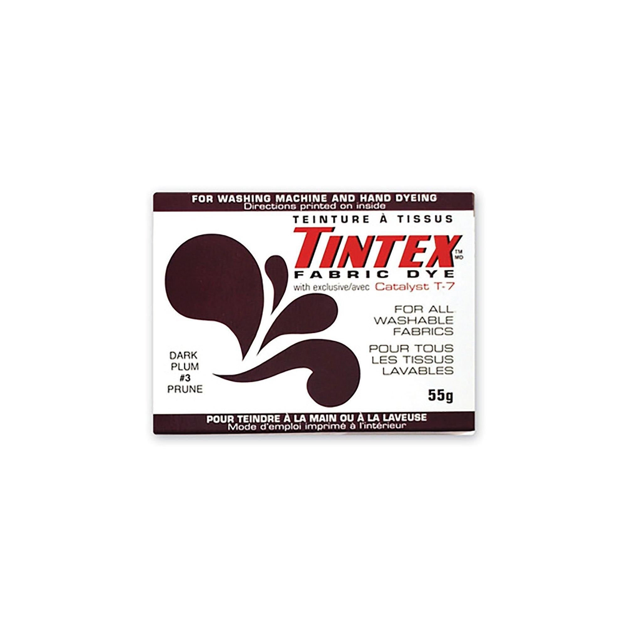 03 Dark Plum Tintex: 55G Fabric Dye For All Washable Fabrics - Dollar Max Dépôt