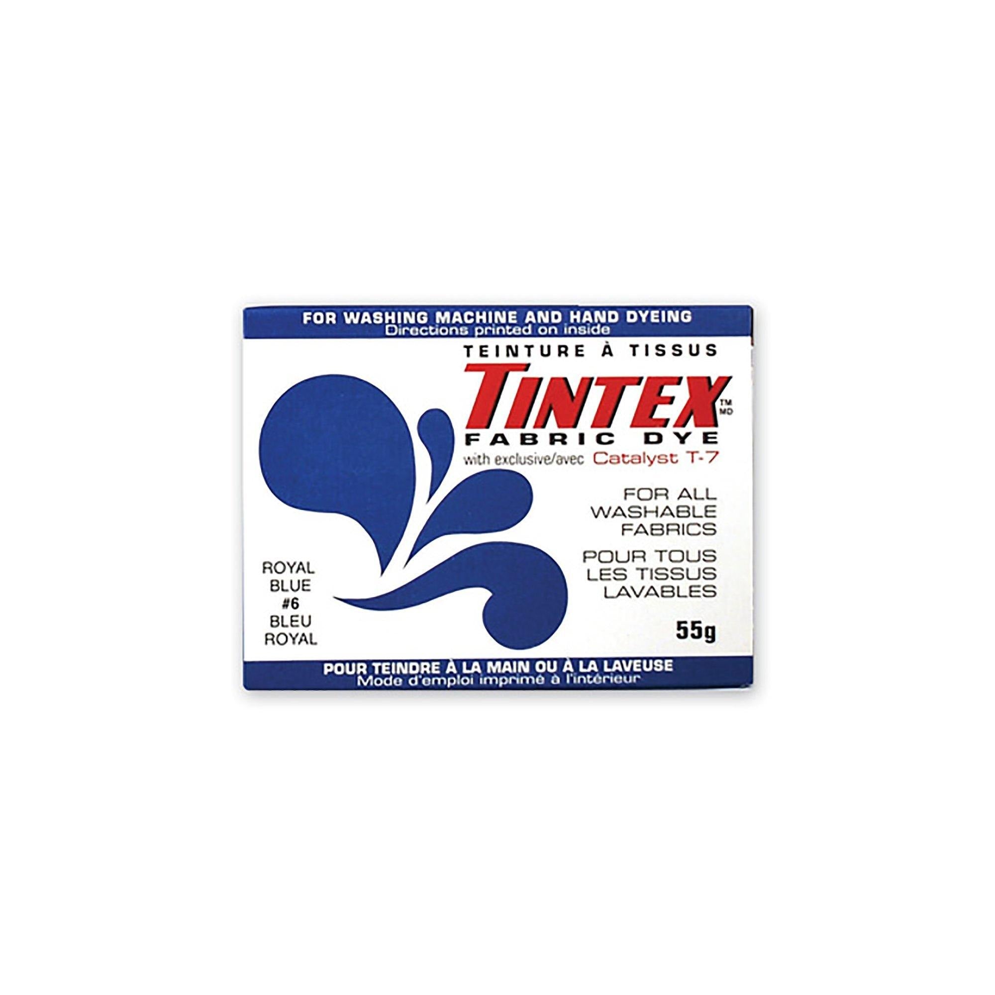 06 Royal Blue Tintex: 55G Fabric Dye For All Washable Fabrics - Dollar Max Dépôt