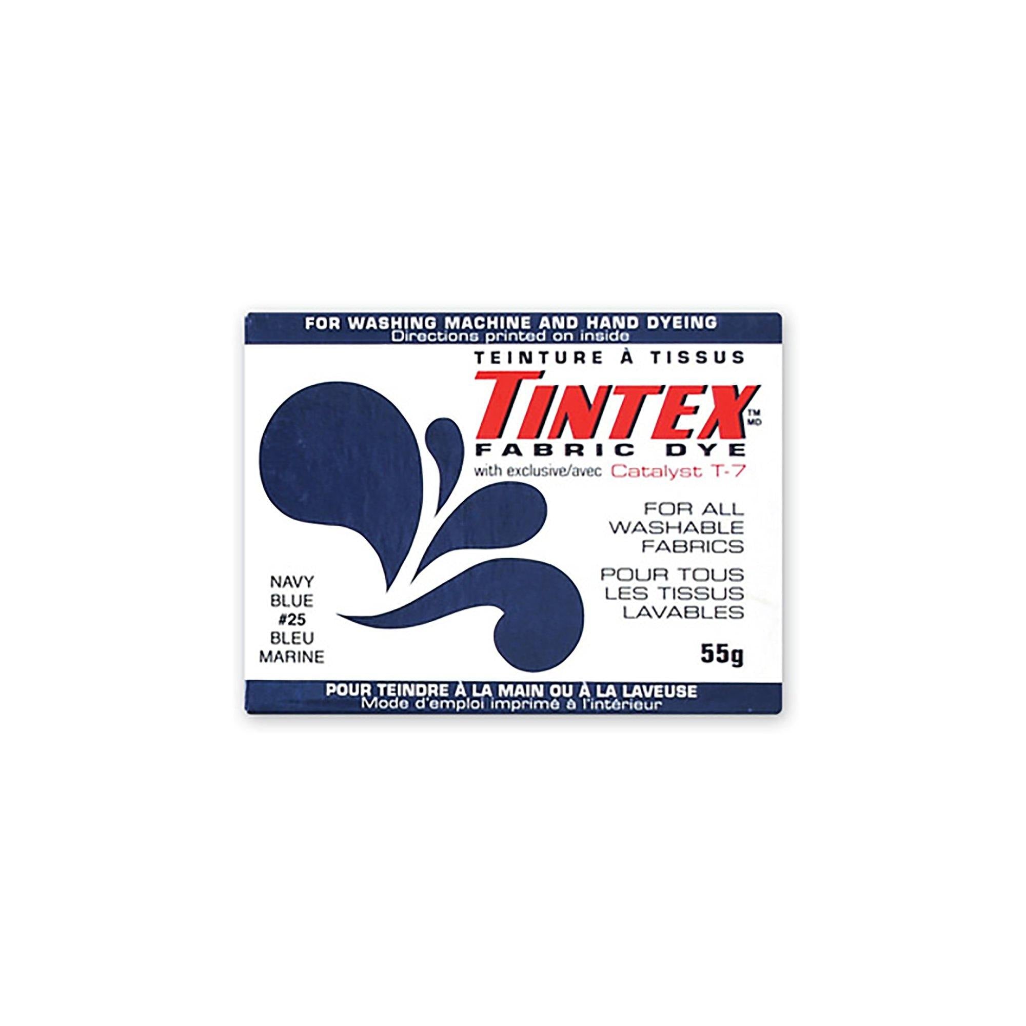 25 Navy Blue Tintex: 55G Fabric Dye For All Washable Fabrics - Dollar Max Dépôt