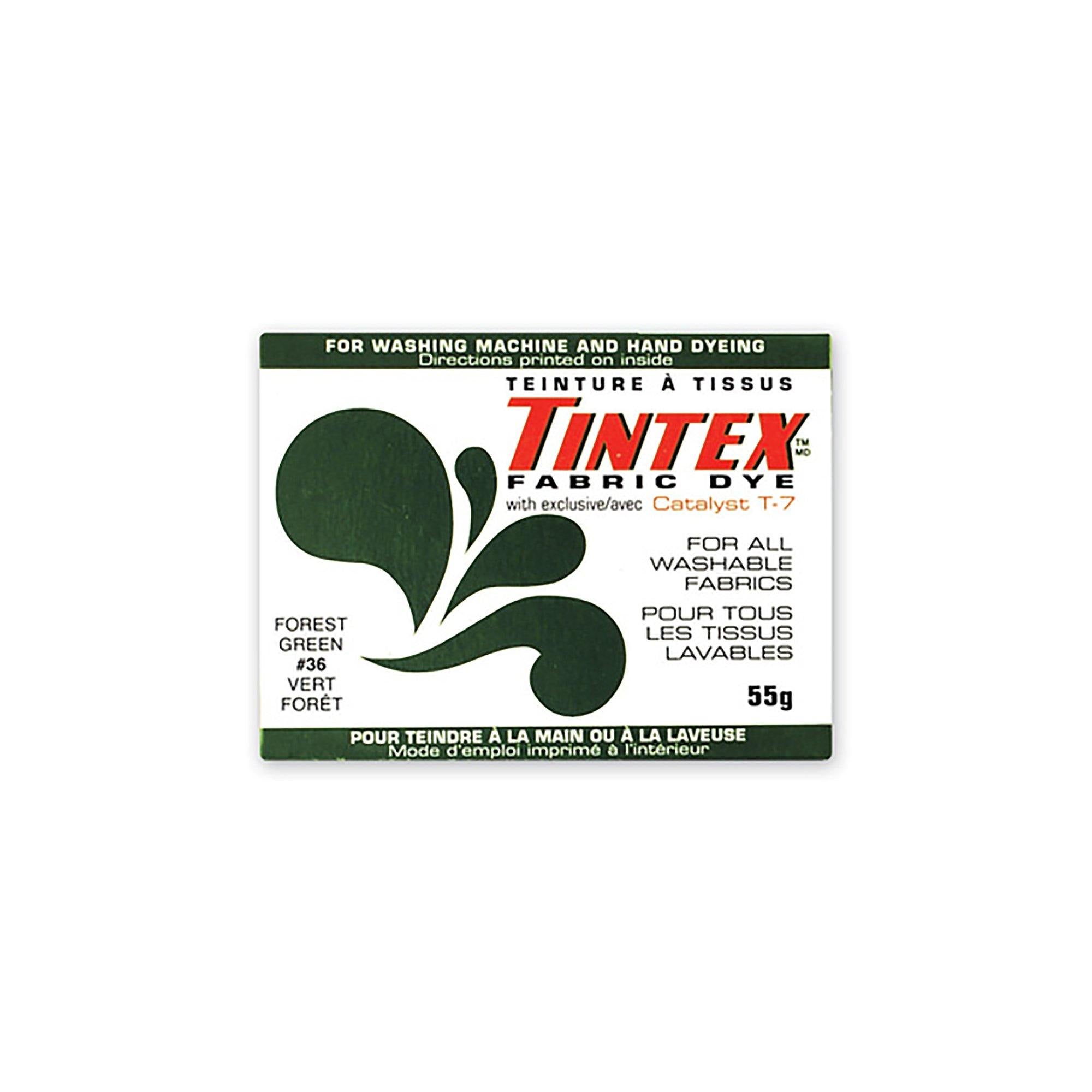 36 Forest Green Tintex: 55G Fabric Dye For All Washable Fabrics - Dollar Max Dépôt