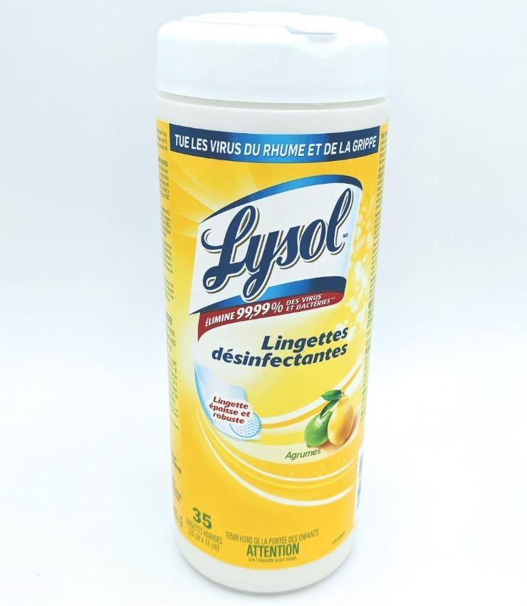 Lysol Disinfectant Wipes - 35 CT - Dollar Max Depot