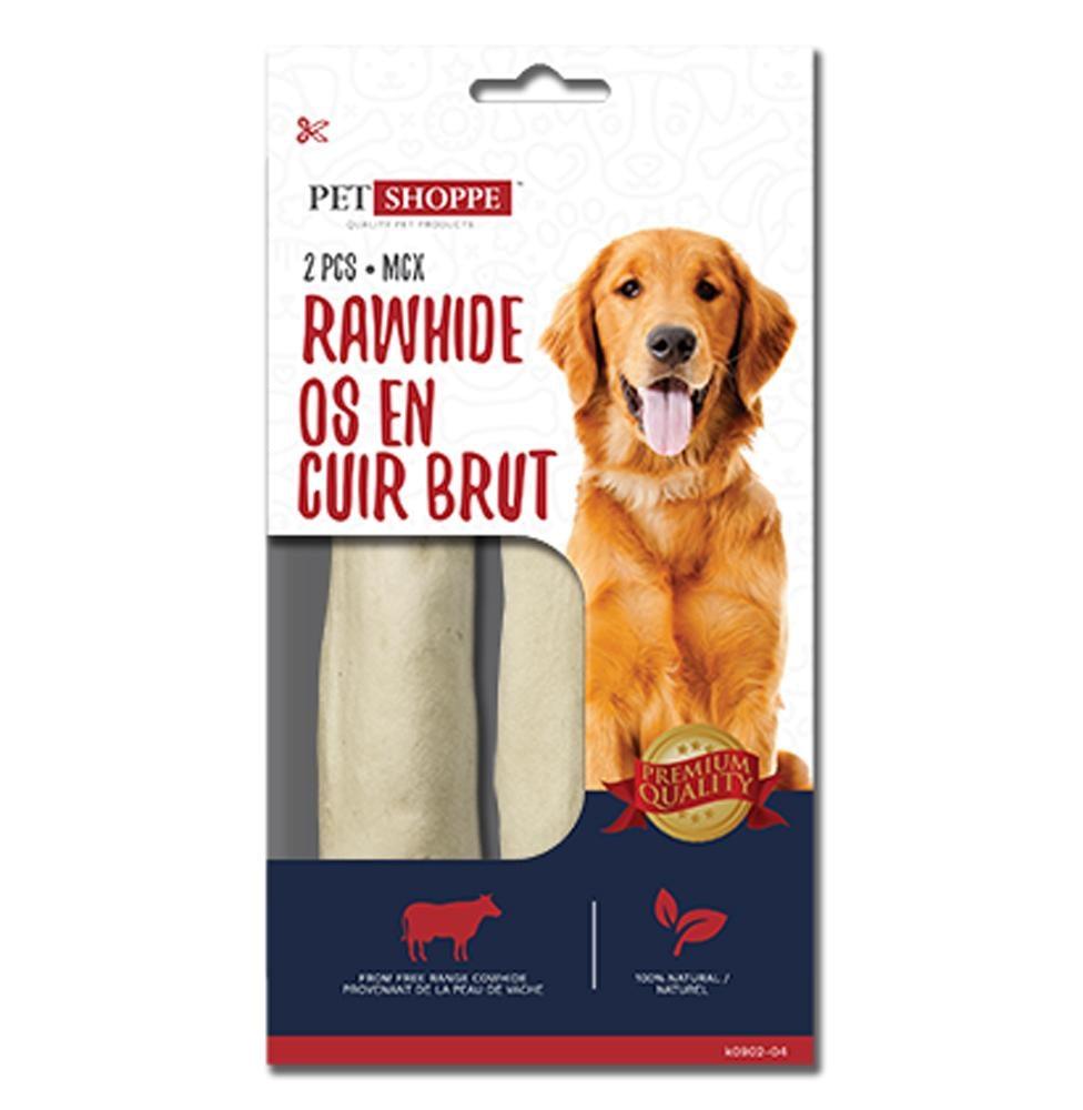 Rawhide Rolls White - Med - 2 - Dollar Max Depot