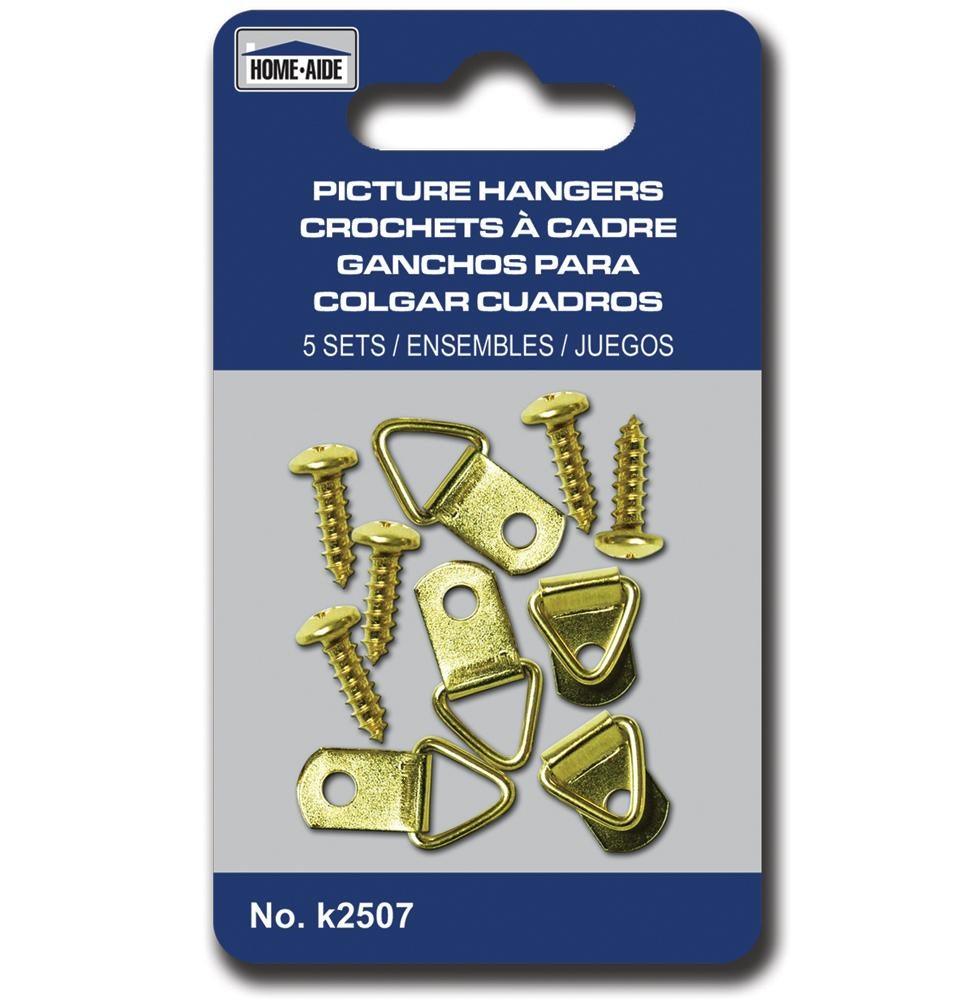 Picture Hangers -5 Sets,Medium - Dollar Max Depot