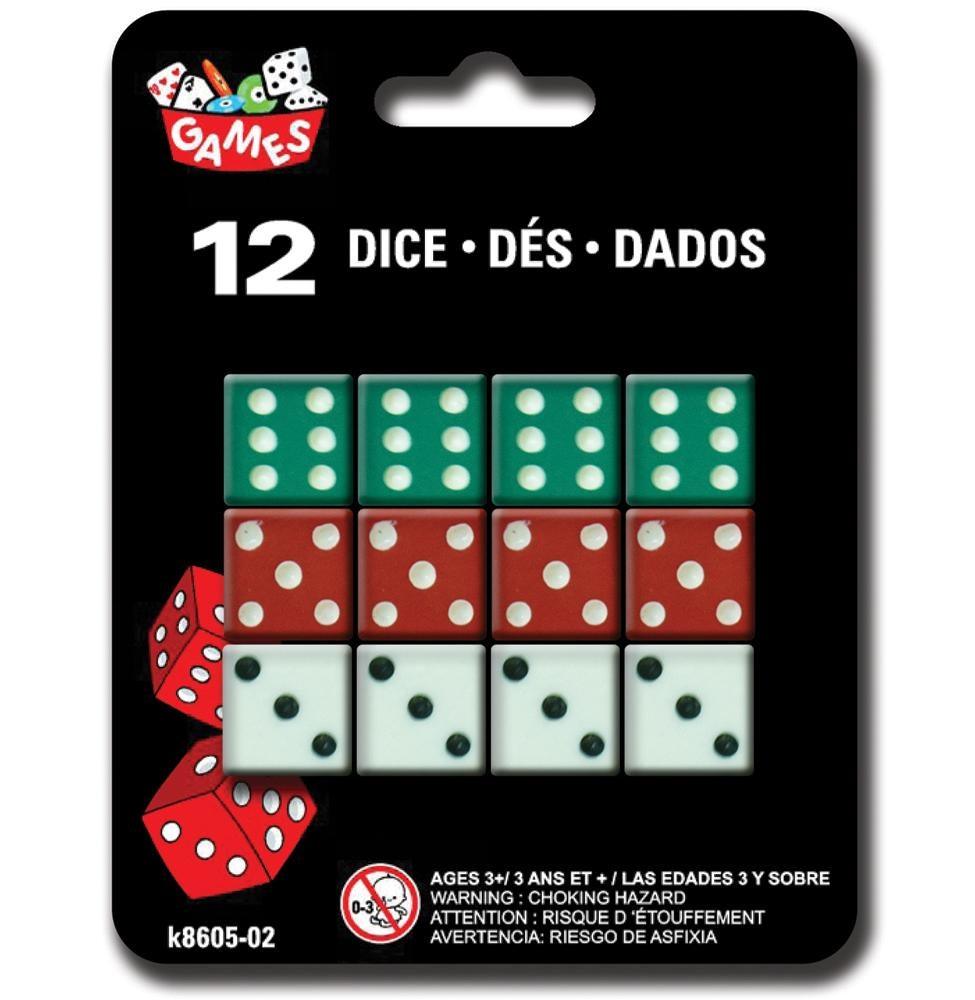 Dice - 12Pcs - Dollar Max Depot