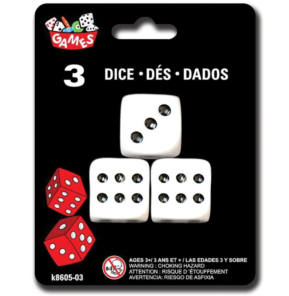 Dice - 3Pcs - Dollar Max Depot