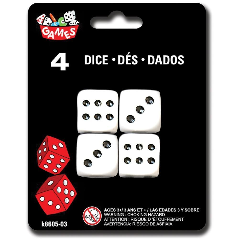 Dice - 4Pcs - Dollar Max Depot