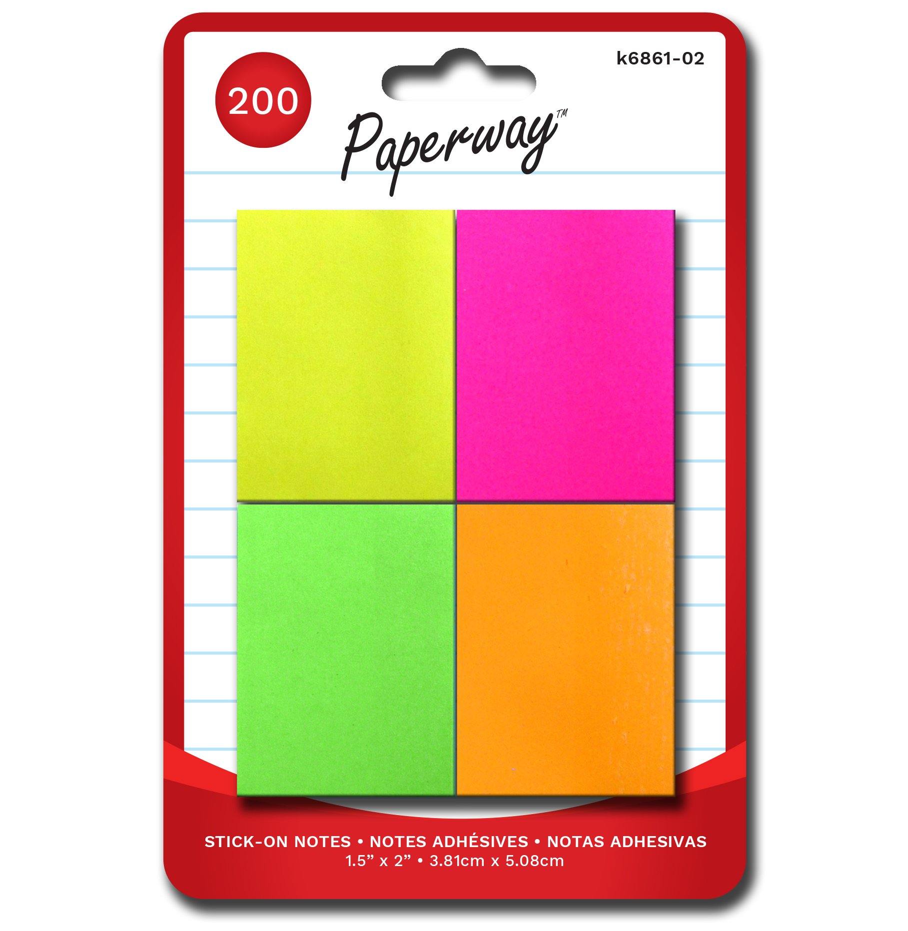 200 Stick-On Notes - Dollar Max Depot