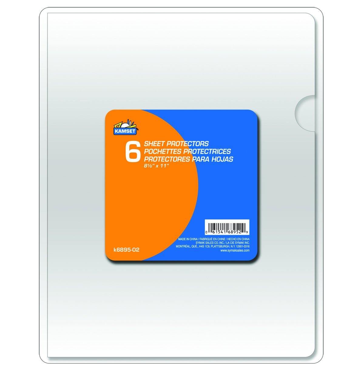 6 Sheet Protectors - Dollar Max Depot