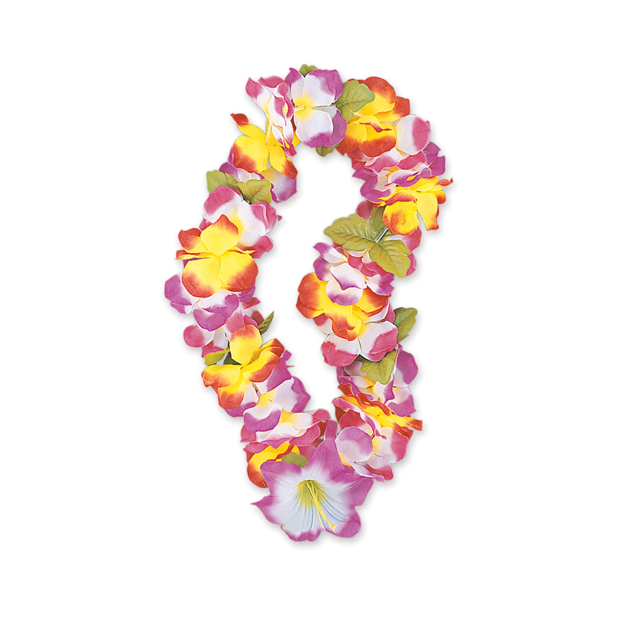 Fancy Lily Flower Lei 40in