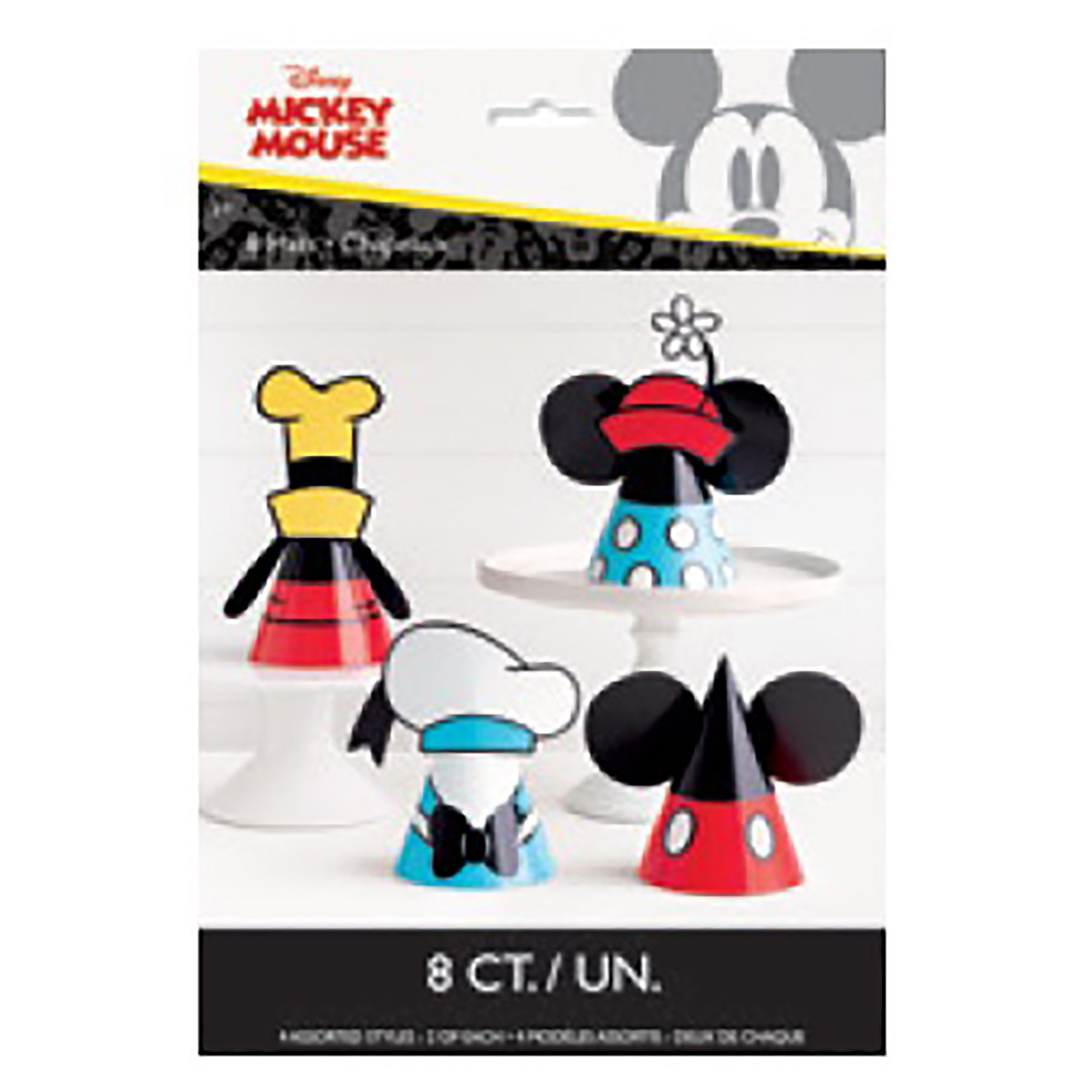 Mickey 8 Hats to Assemble 4 Styles 2 of Each