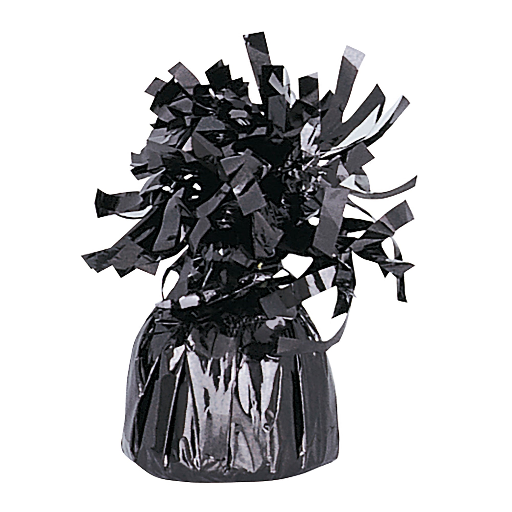 Foil Balloon Weight Black 4.5x2.25in