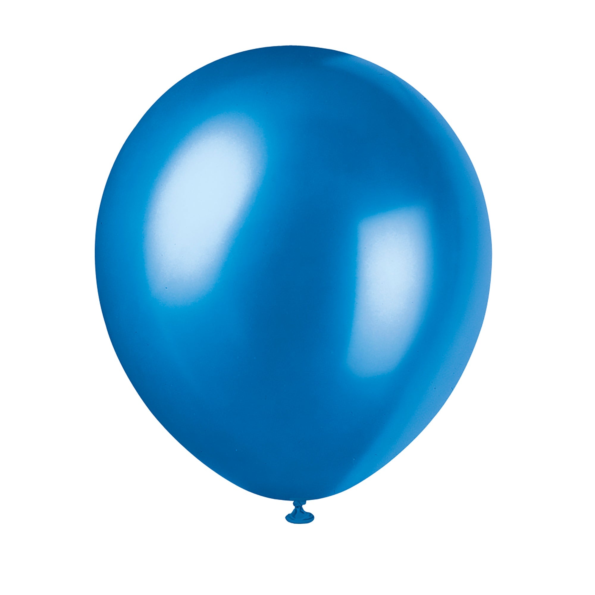 8 Latex Pearlized Balloons 12in Sapphire Blue