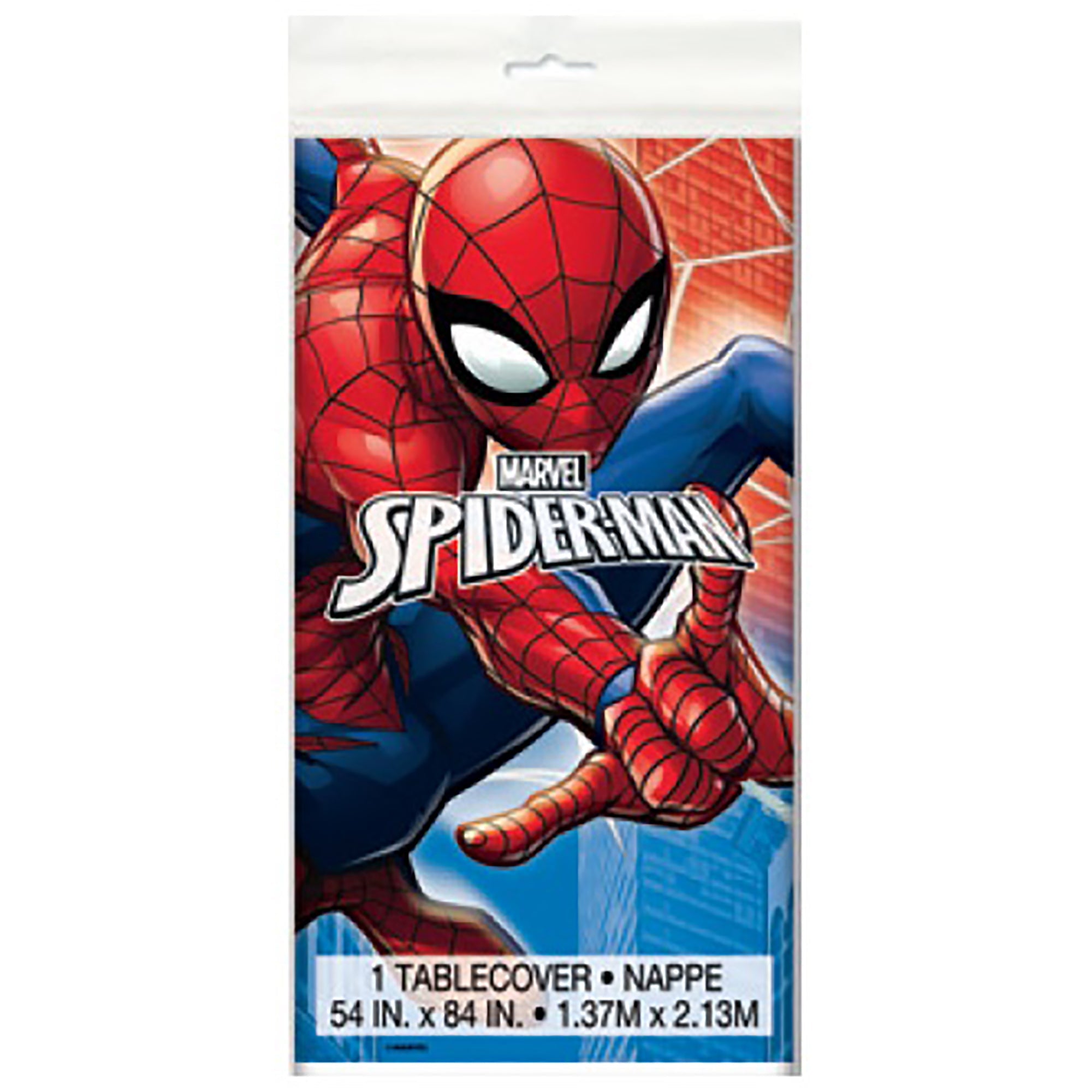 Spiderman Plastic Table Cover 54x84in