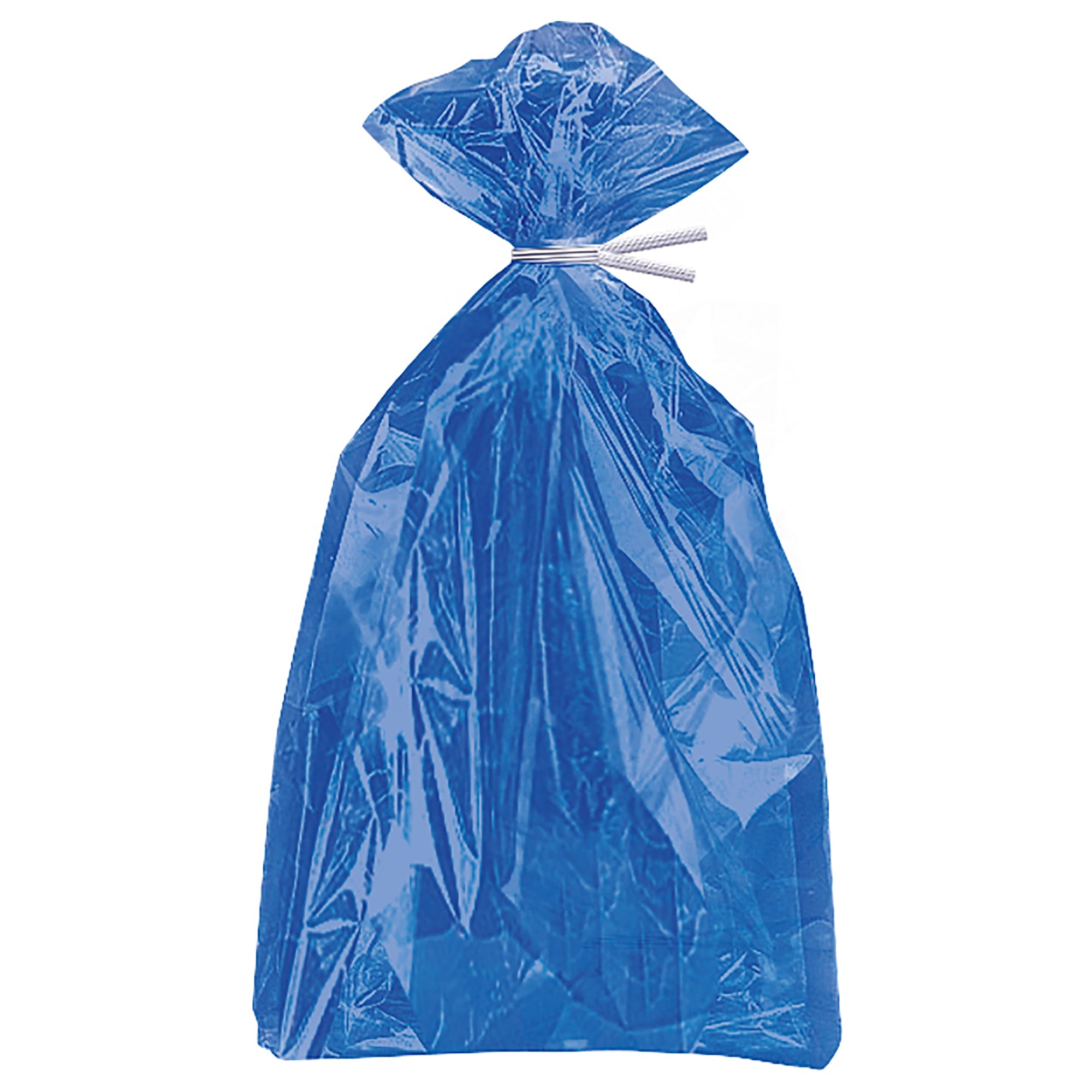 30 Cello Gift Bags Royal Blue with Twist Ties 11H x 5W in